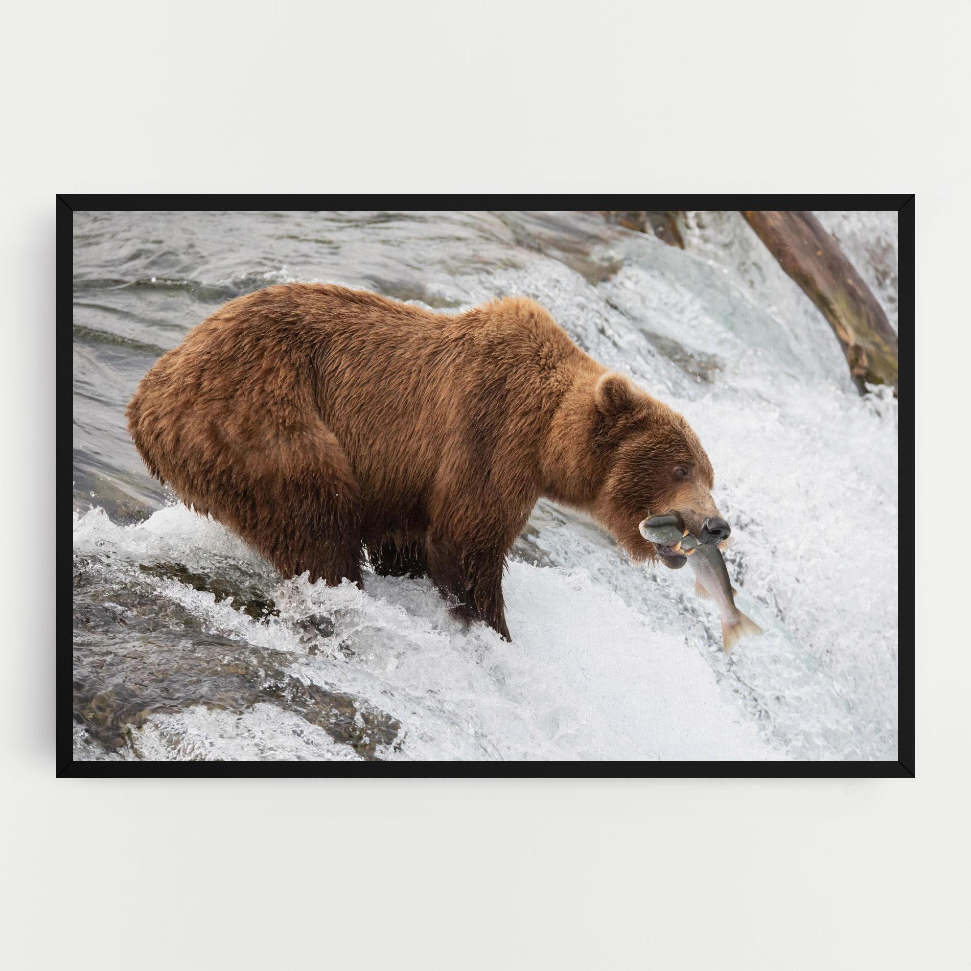 Vászonkép Bear Hunting mockup 0
