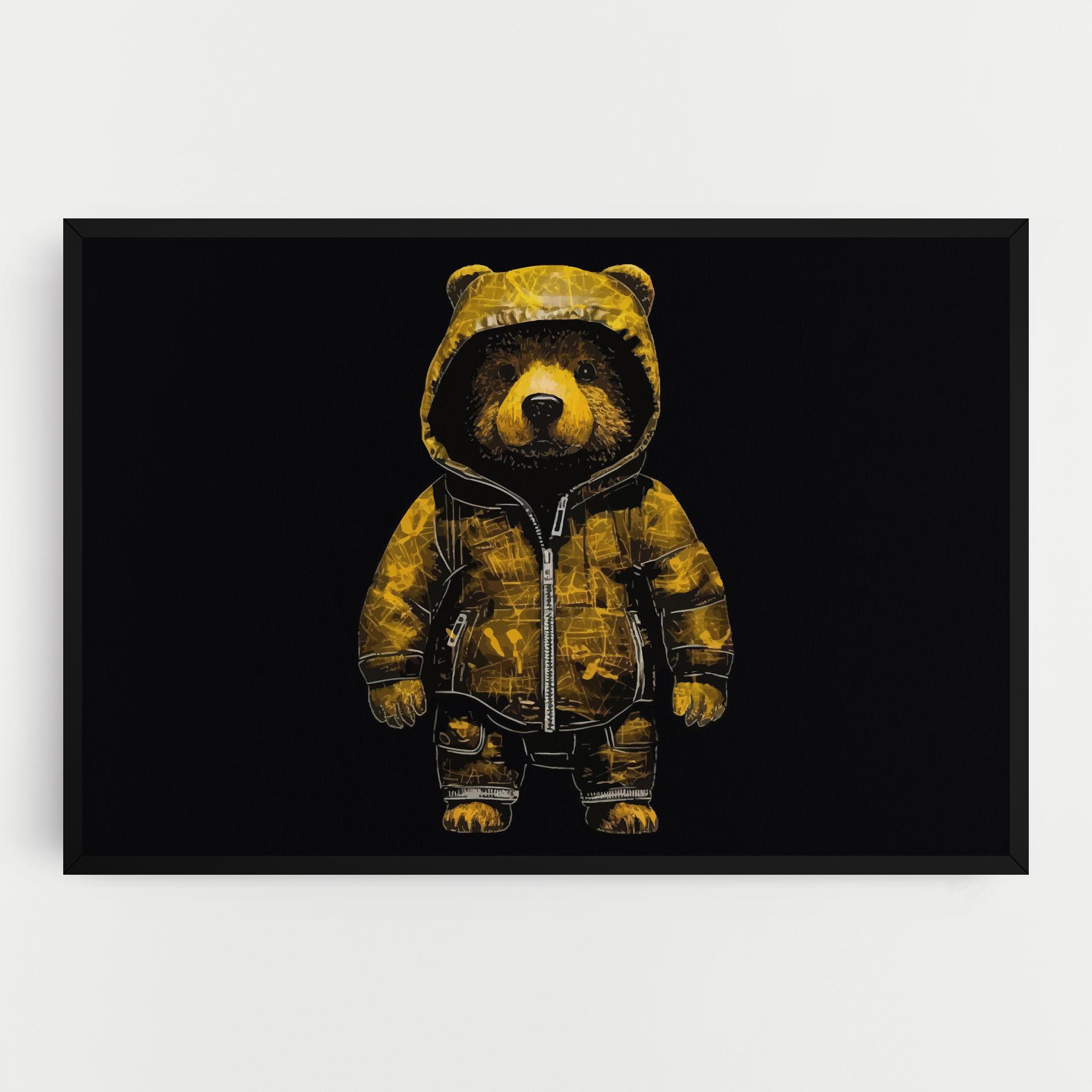 Vászonkép Yellow Bear mockup 0