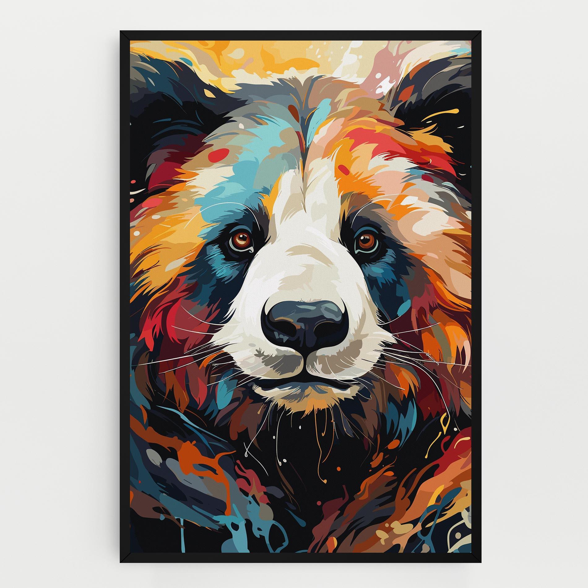 Vászonkép Cream Color Bear mockup 0