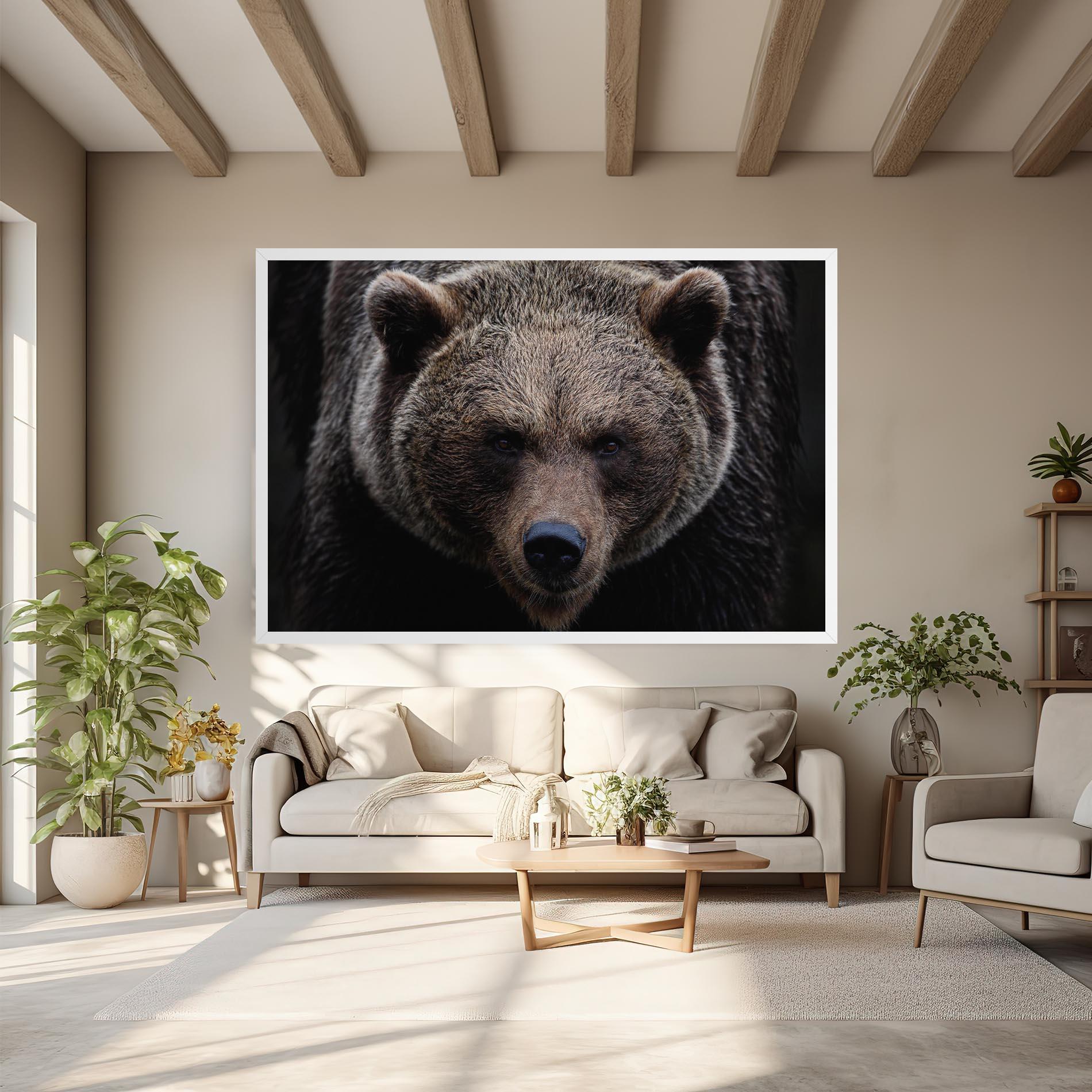 Vászonkép Brown Bear mockup 6