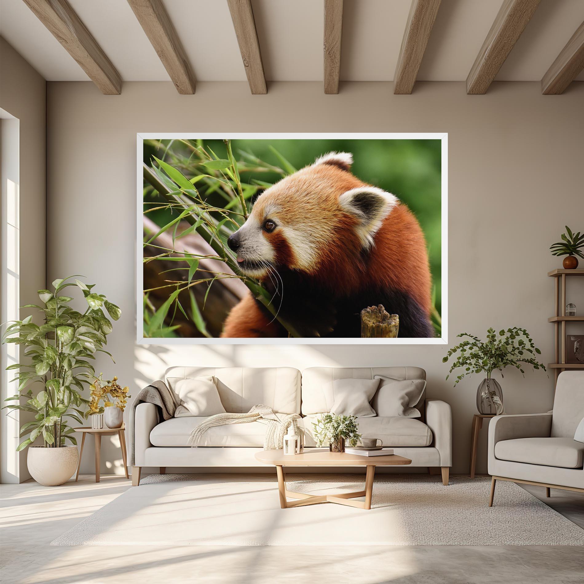 Vászonkép Cute Red Panda mockup 6