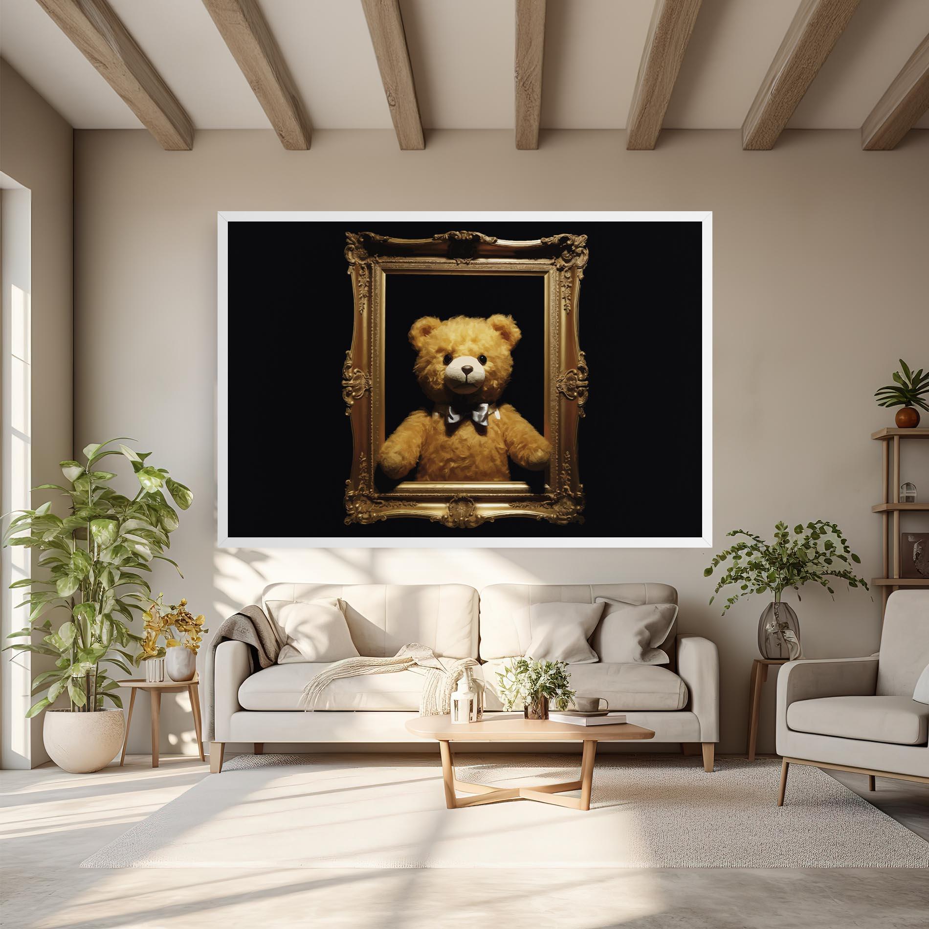 Vászonkép Frame Bear mockup 6