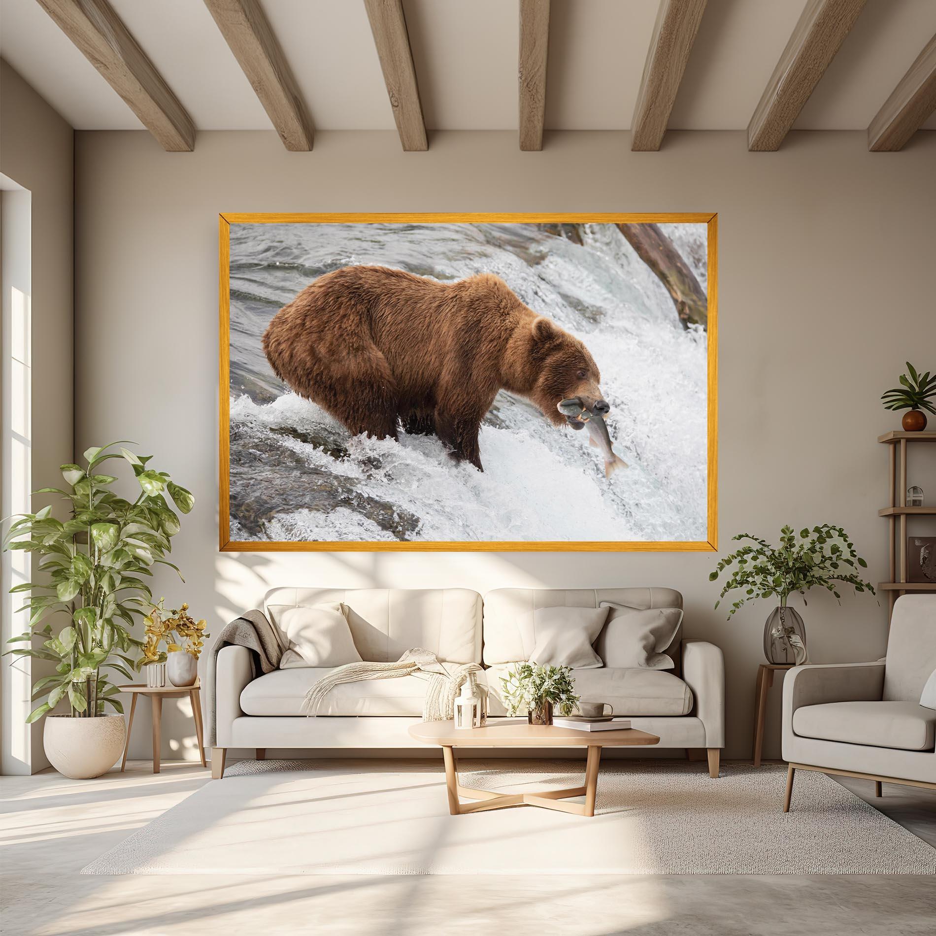 Vászonkép Bear Hunting mockup 6