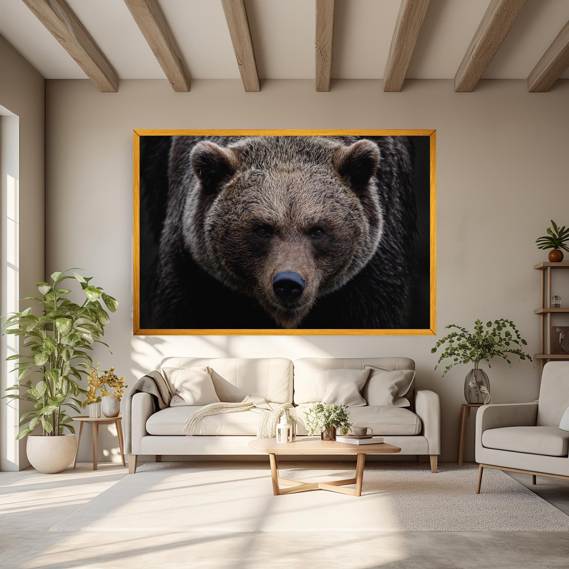 Vászonkép Brown Bear mockup 6