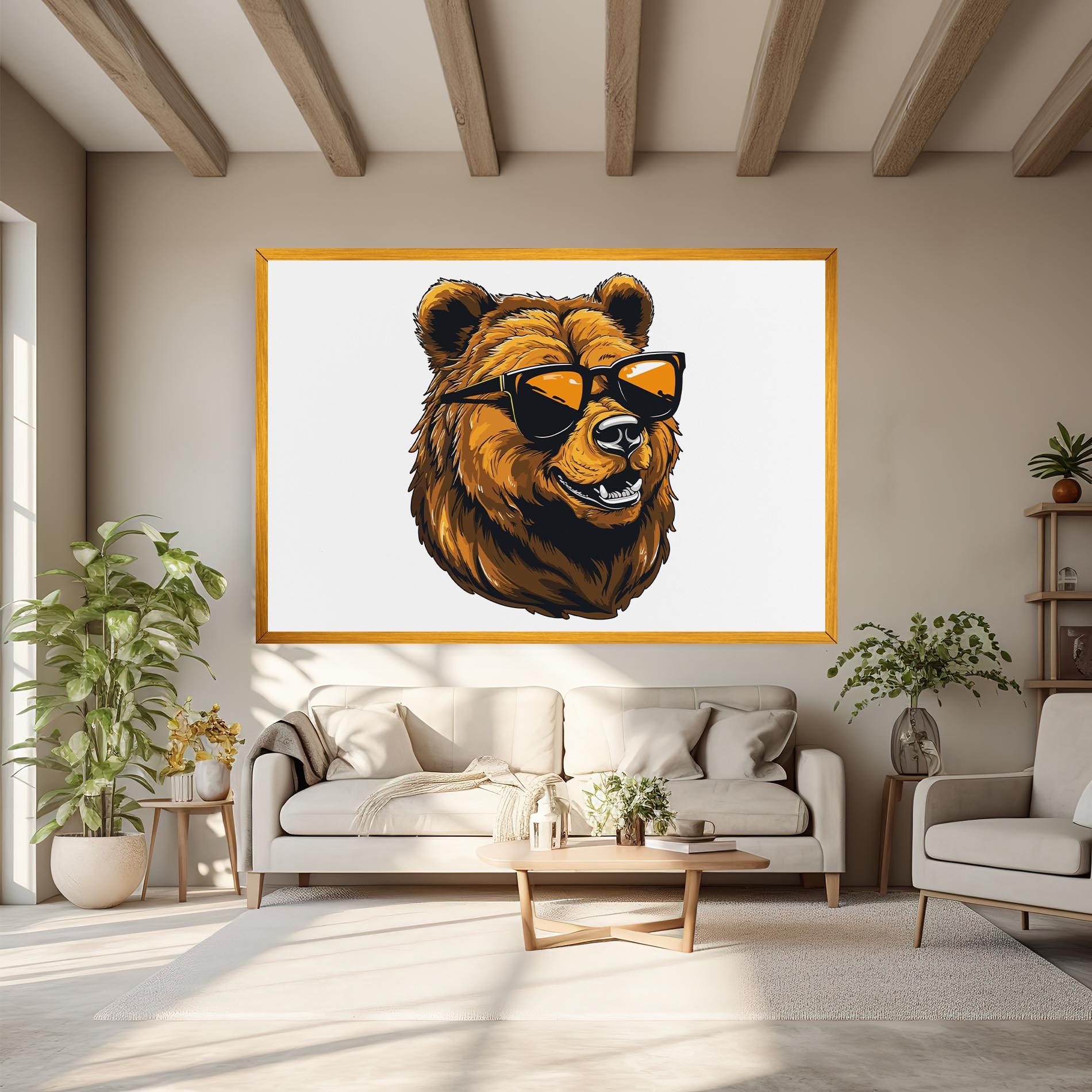 Vászonkép Cool Glasses mockup 6