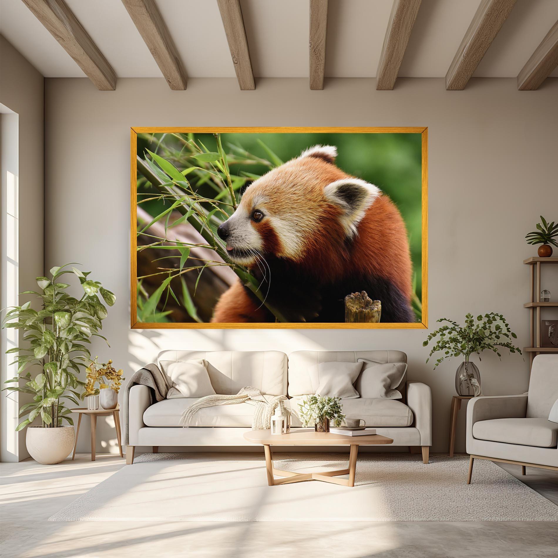 Vászonkép Cute Red Panda mockup 6