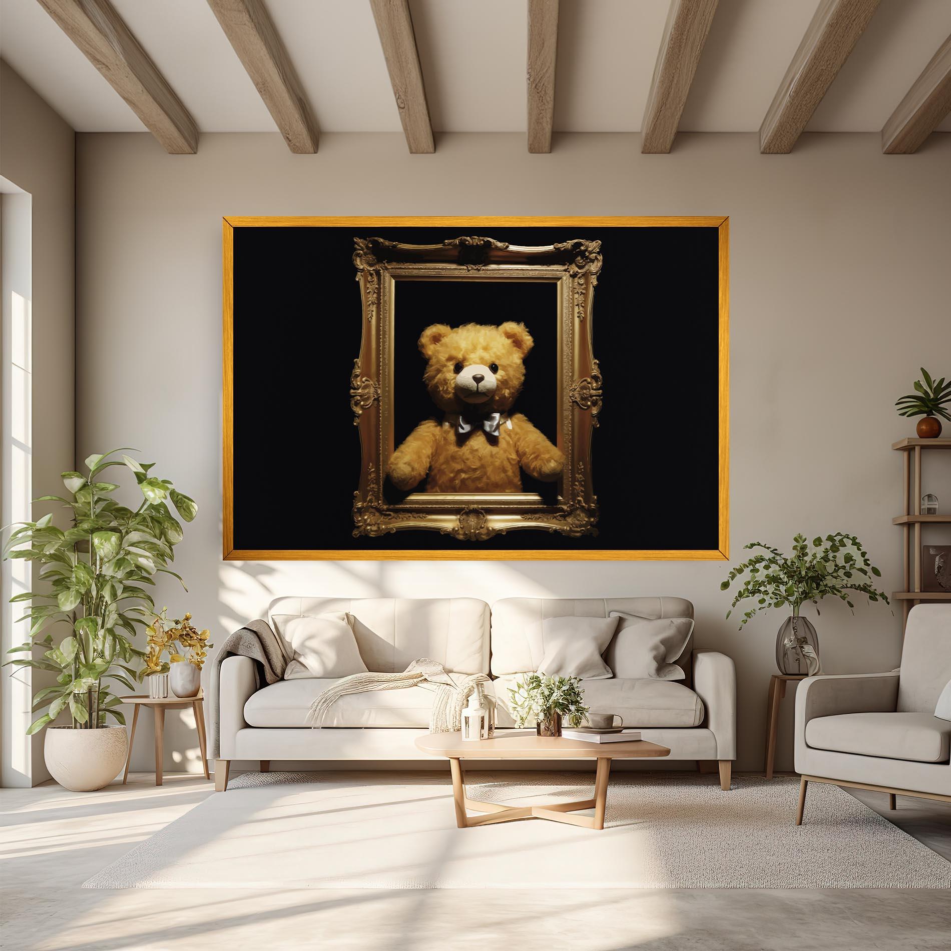 Vászonkép Frame Bear mockup 6