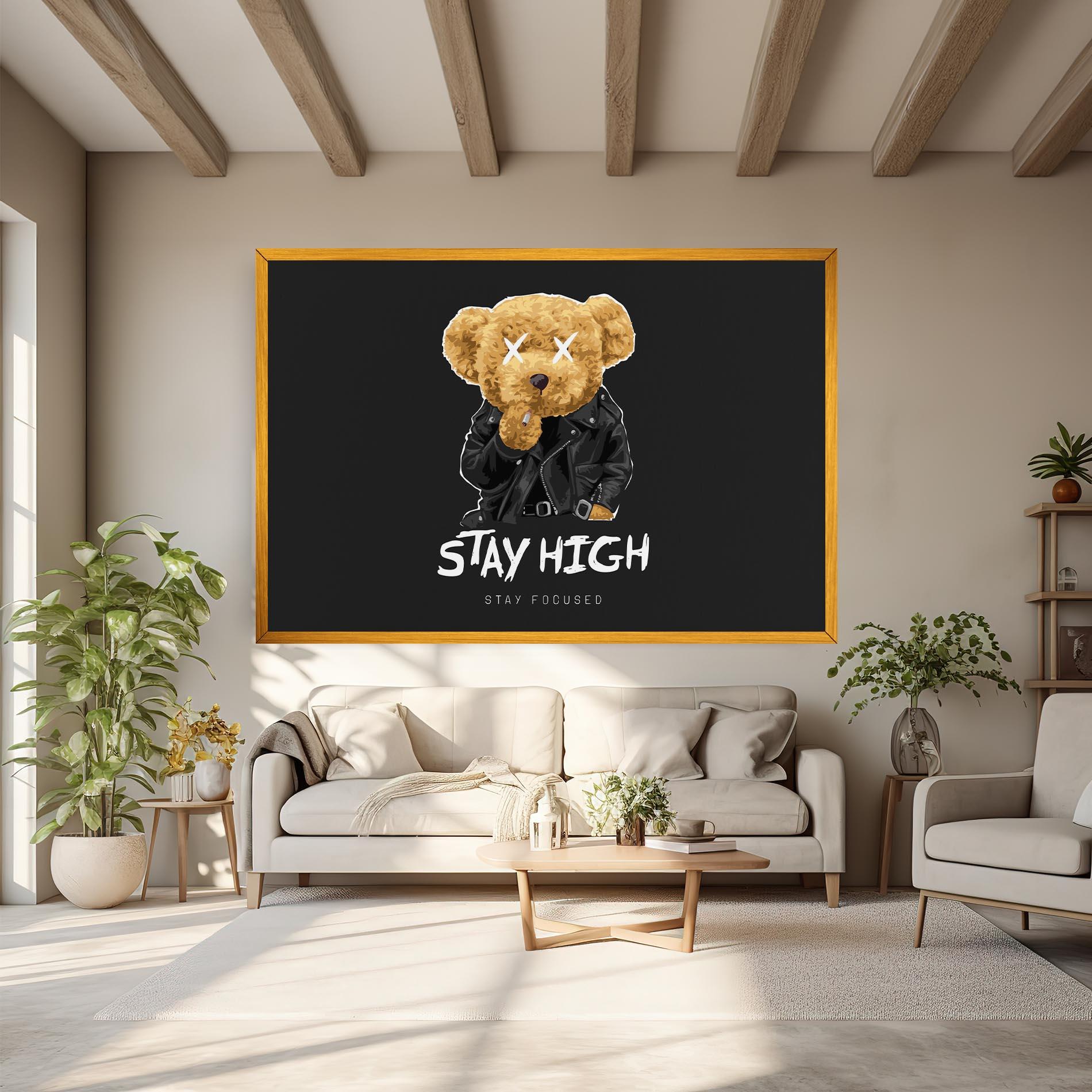 Vászonkép Stay Focused mockup 6