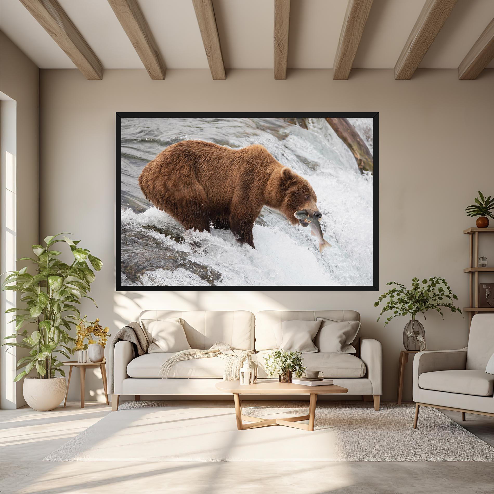 Vászonkép Bear Hunting mockup 6
