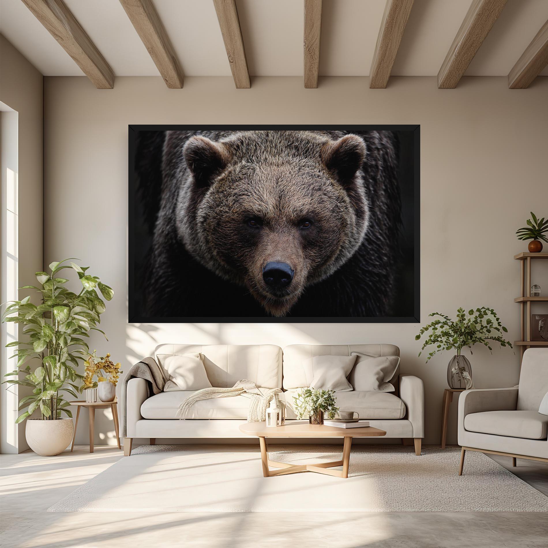 Vászonkép Brown Bear mockup 6
