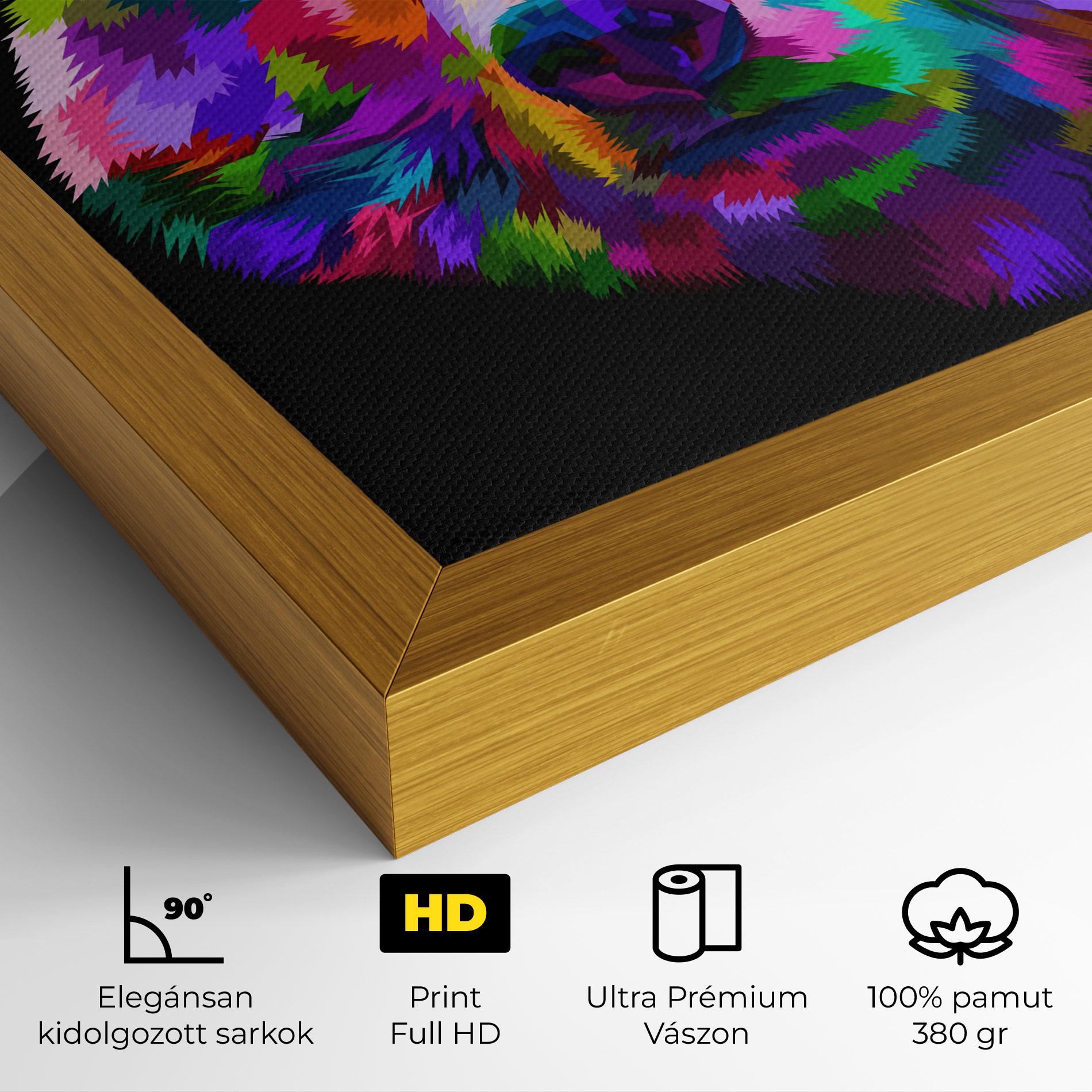 Vászonkép Bear Head Art mockup 4