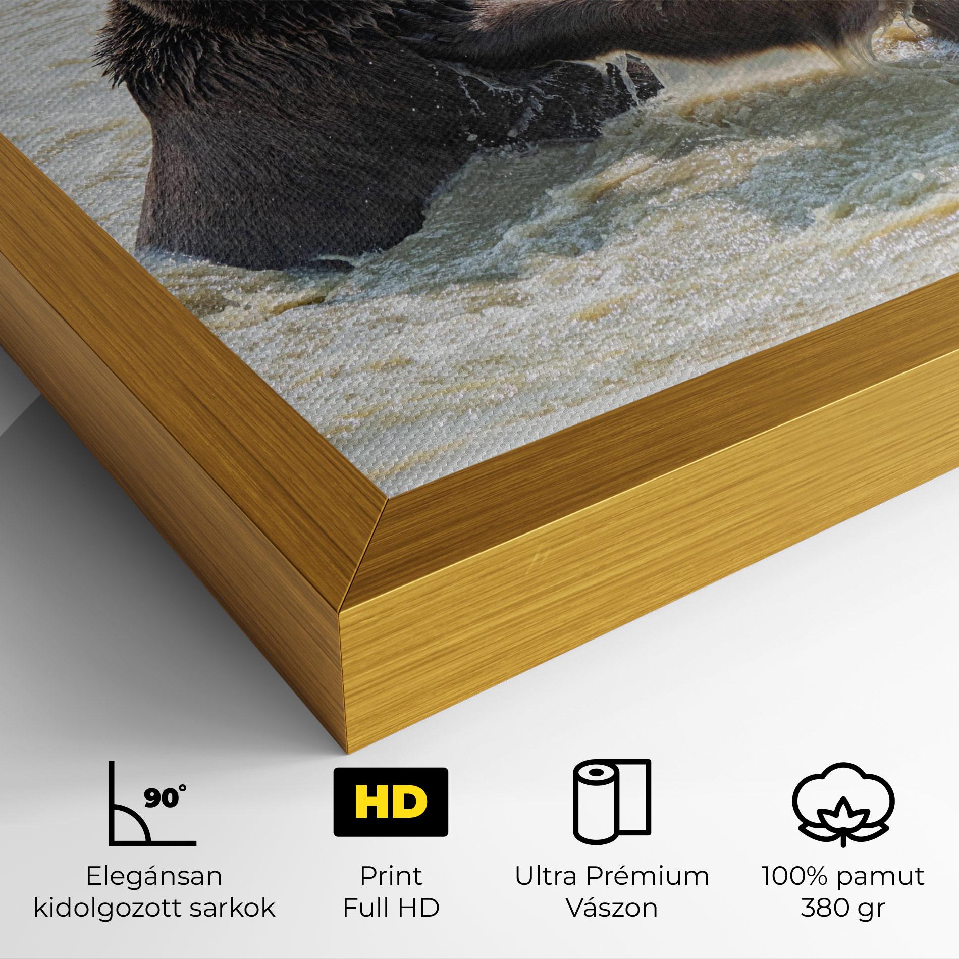 Vászonkép Bears Fighting mockup 4