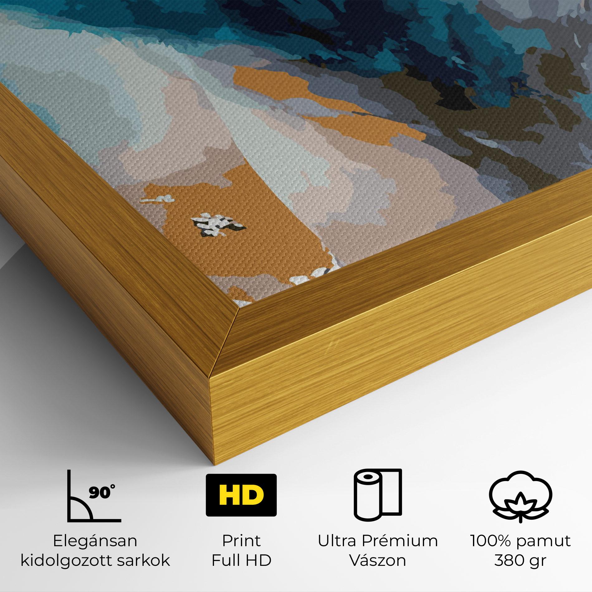 Vászonkép Beautiful Icebear mockup 4