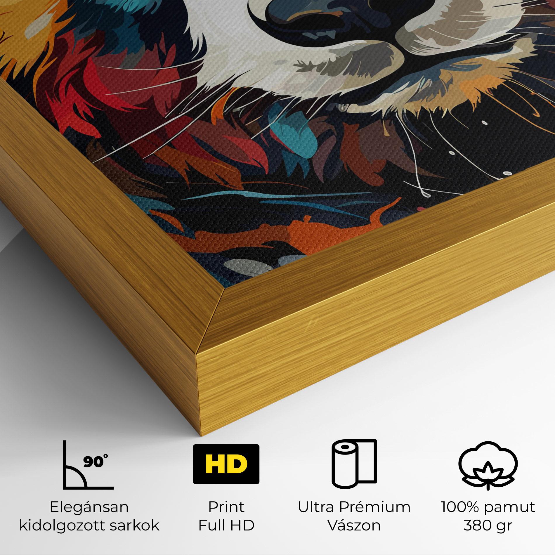 Vászonkép Cream Color Bear mockup 4