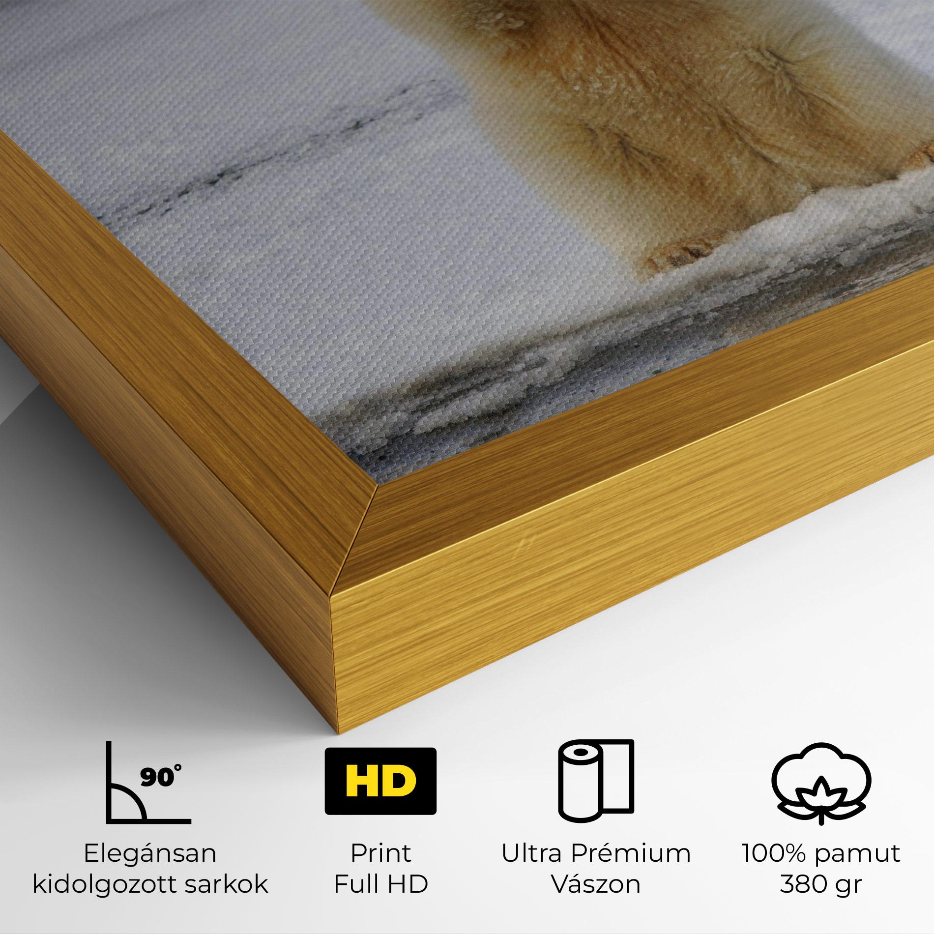 Vászonkép Icebear Praying mockup 4