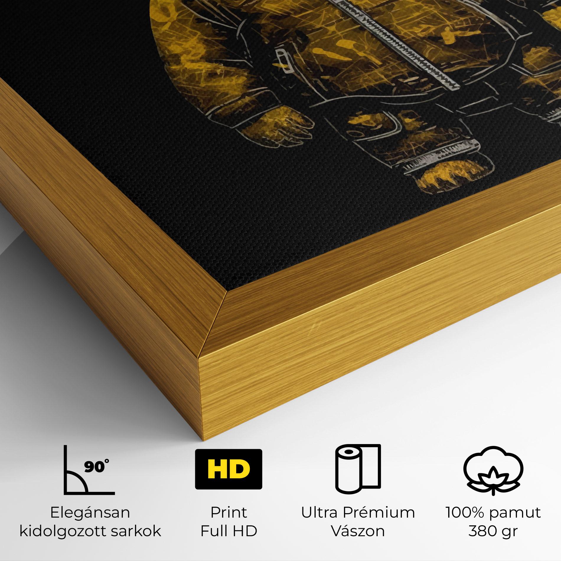 Vászonkép Yellow Bear mockup 4
