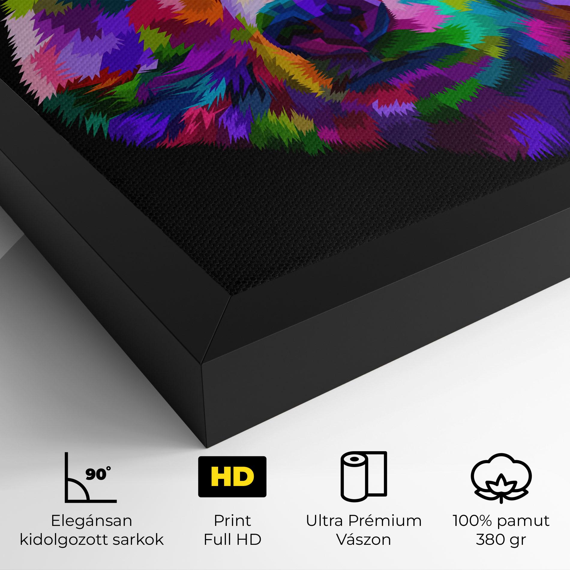 Vászonkép Bear Head Art mockup 4