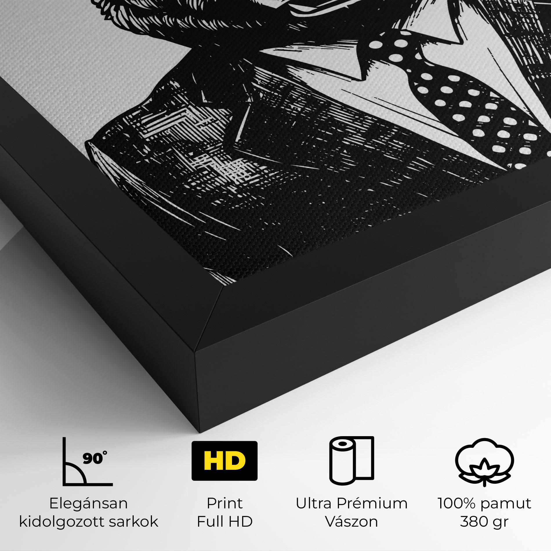 Vászonkép Bear In Suit mockup 4