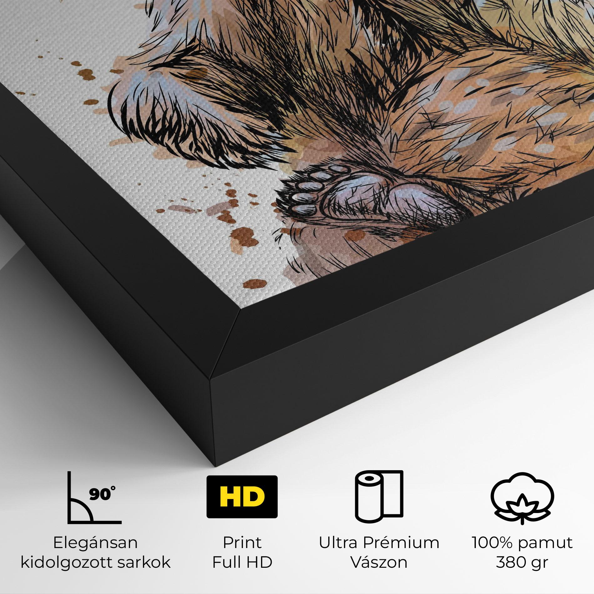 Vászonkép Butterfly Bear mockup 4