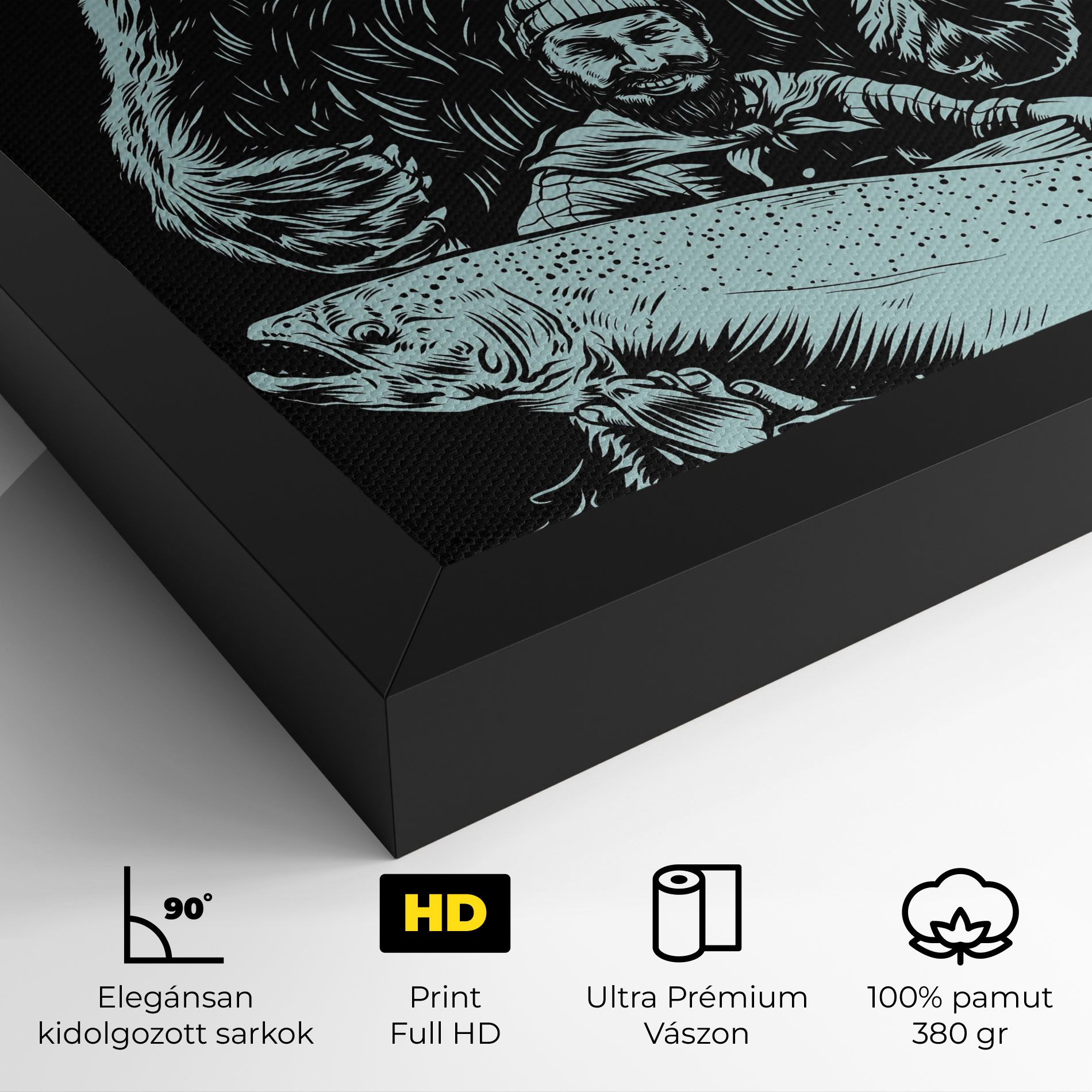 Fishing Bear mockup 4