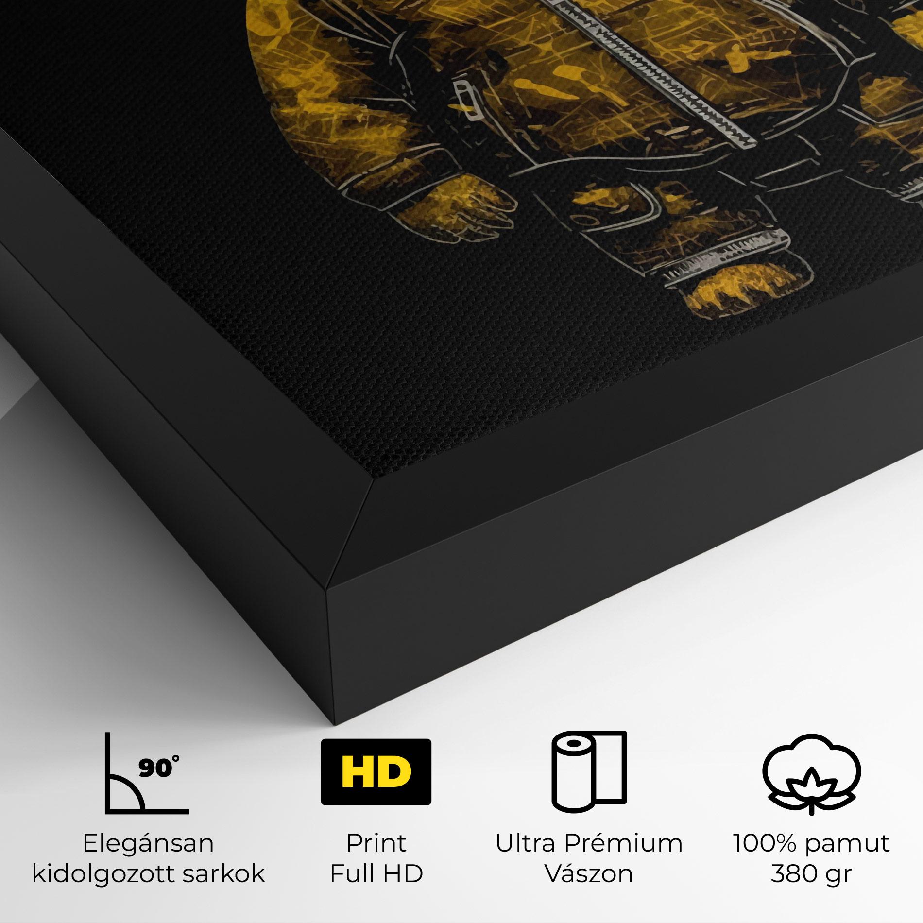 Vászonkép Yellow Bear mockup 4