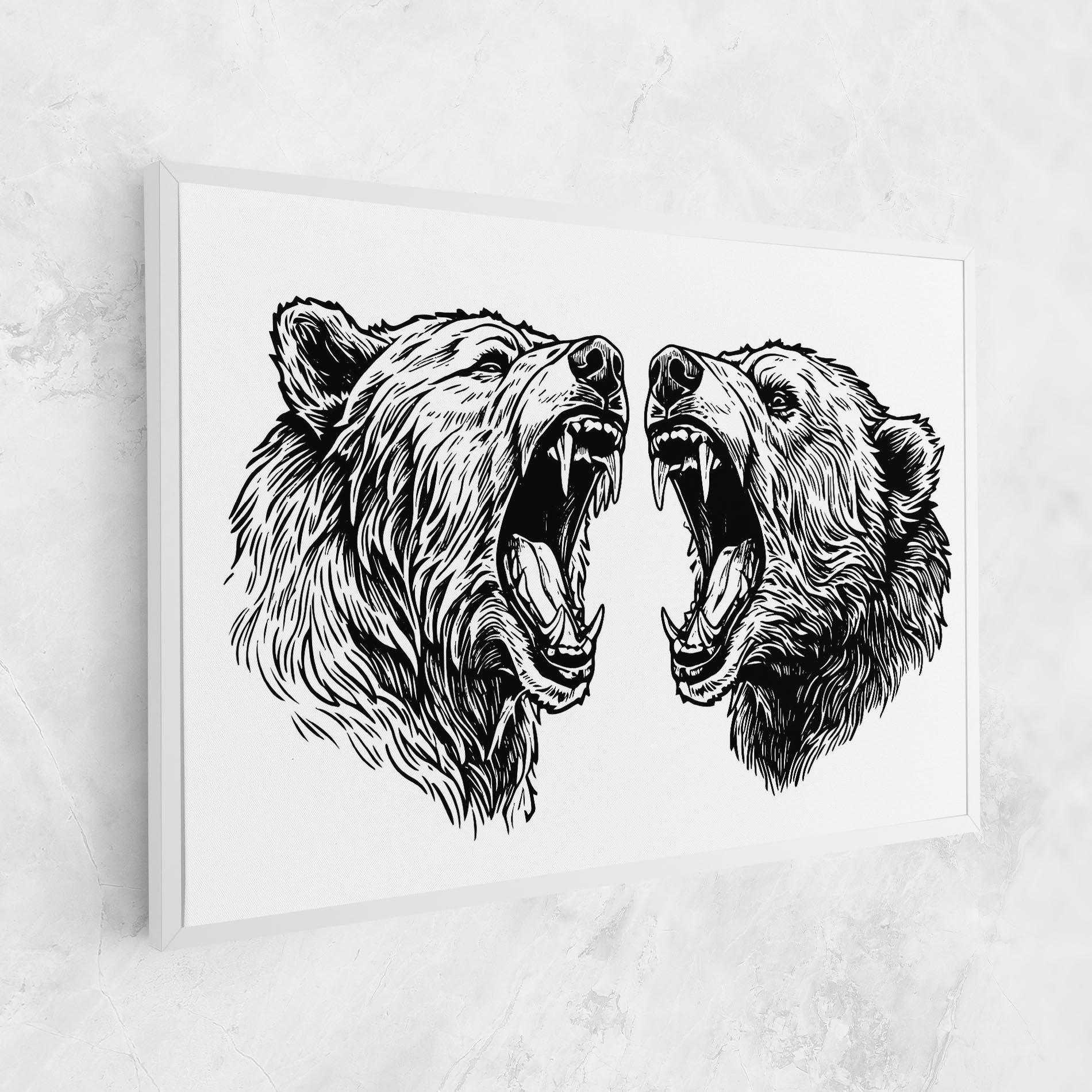 Vászonkép Bear Bite mockup 1