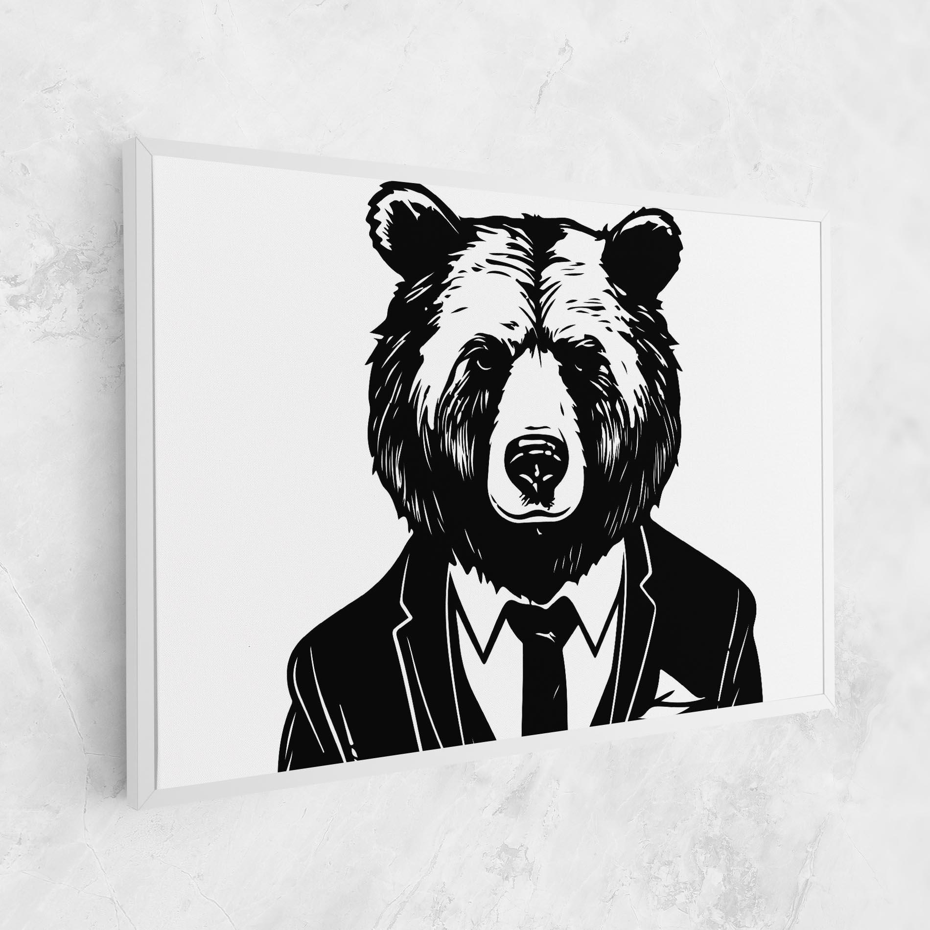 Vászonkép Business Bear mockup 1