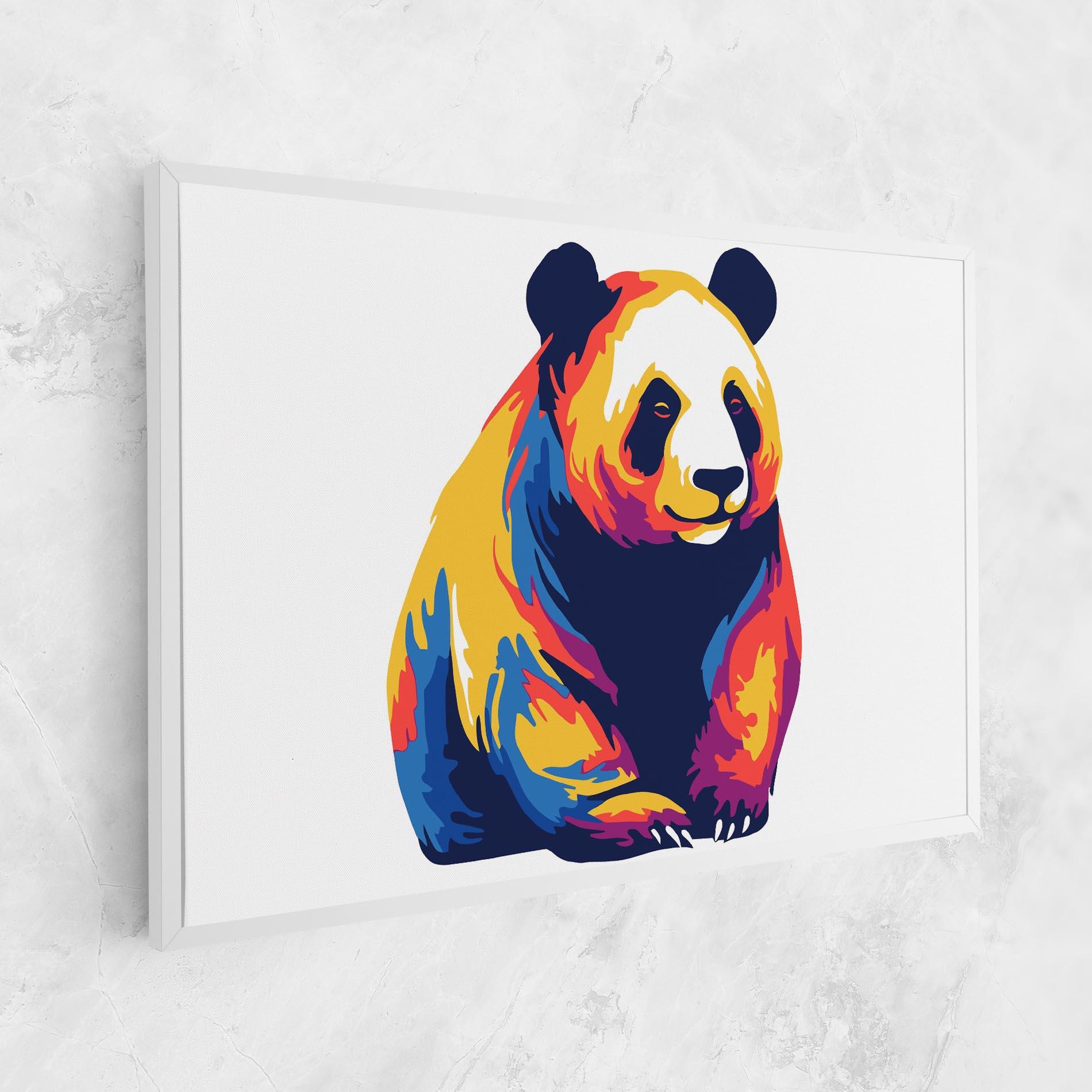 Vászonkép Cute Panda mockup 1