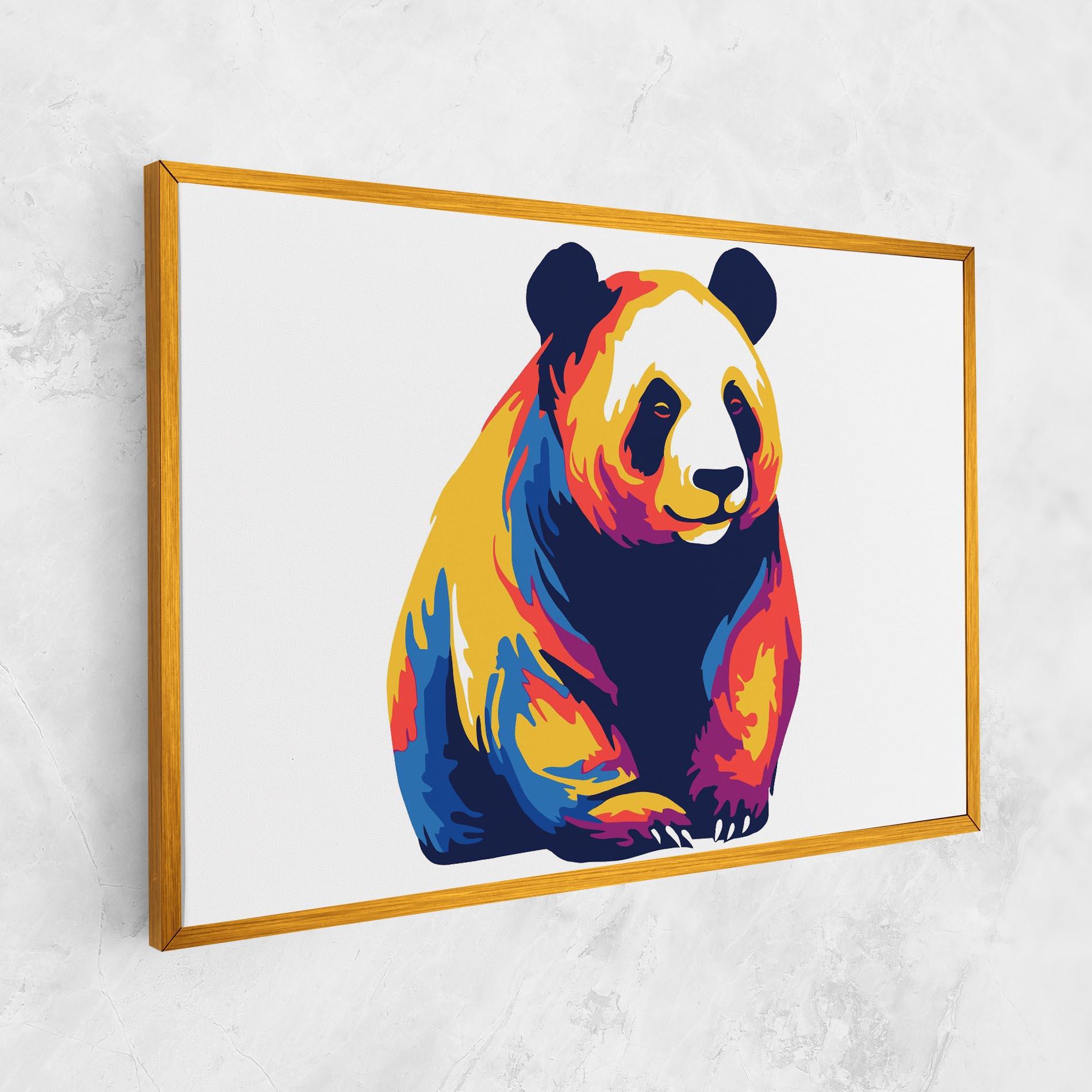 Vászonkép Cute Panda mockup 1
