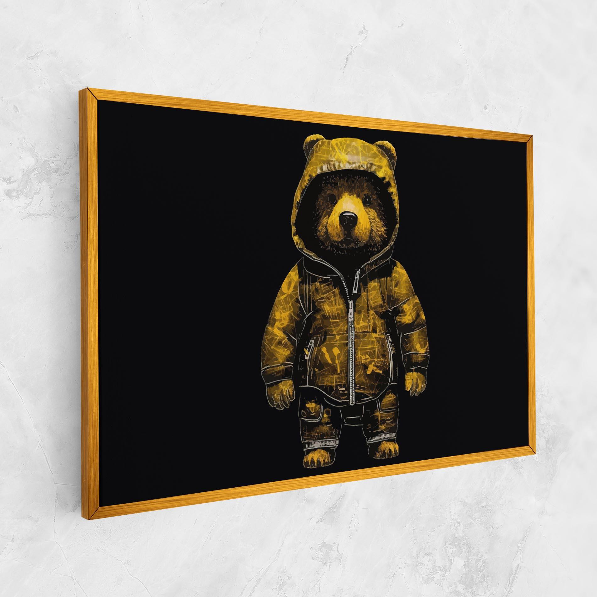 Vászonkép Yellow Bear mockup 1