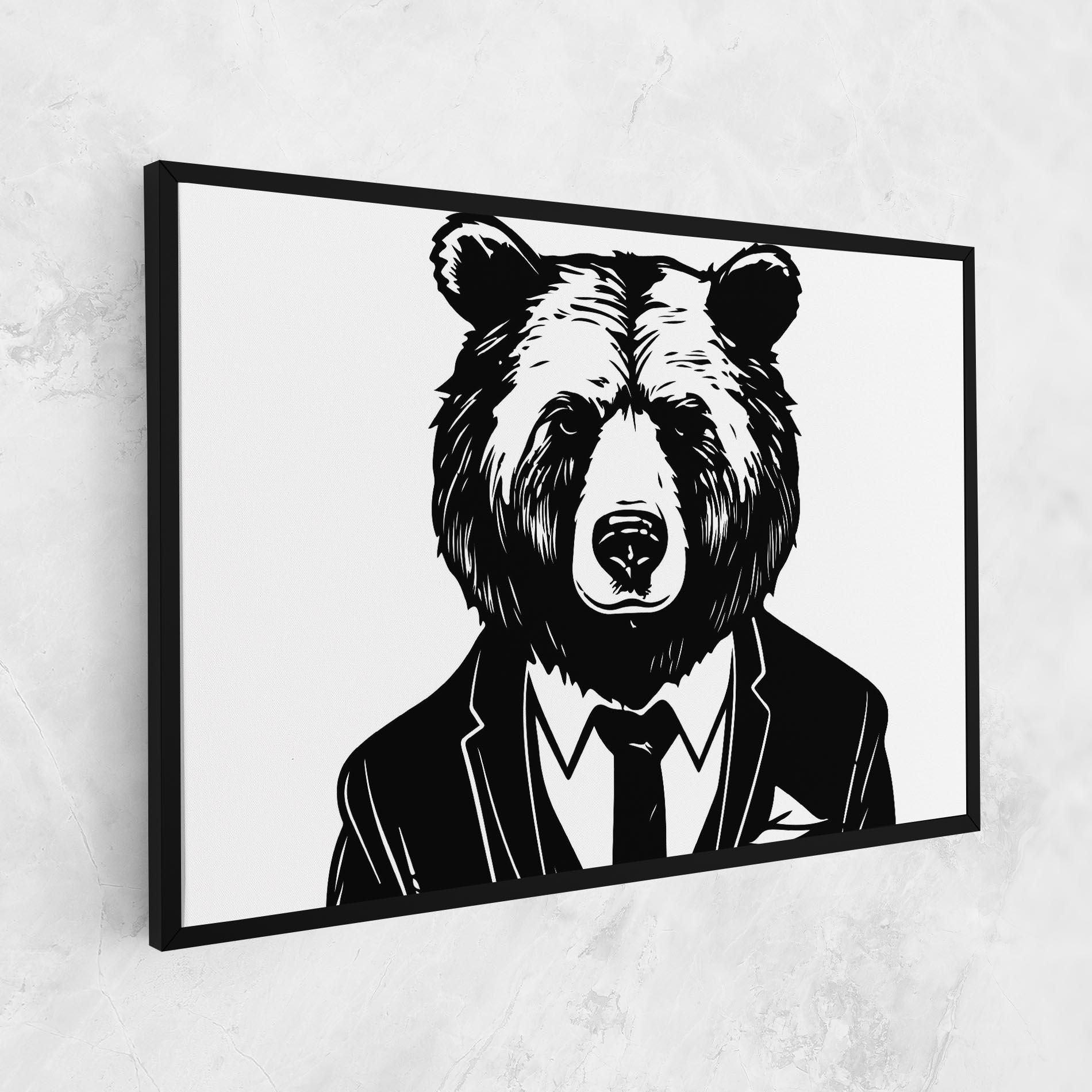 Vászonkép Business Bear mockup 1
