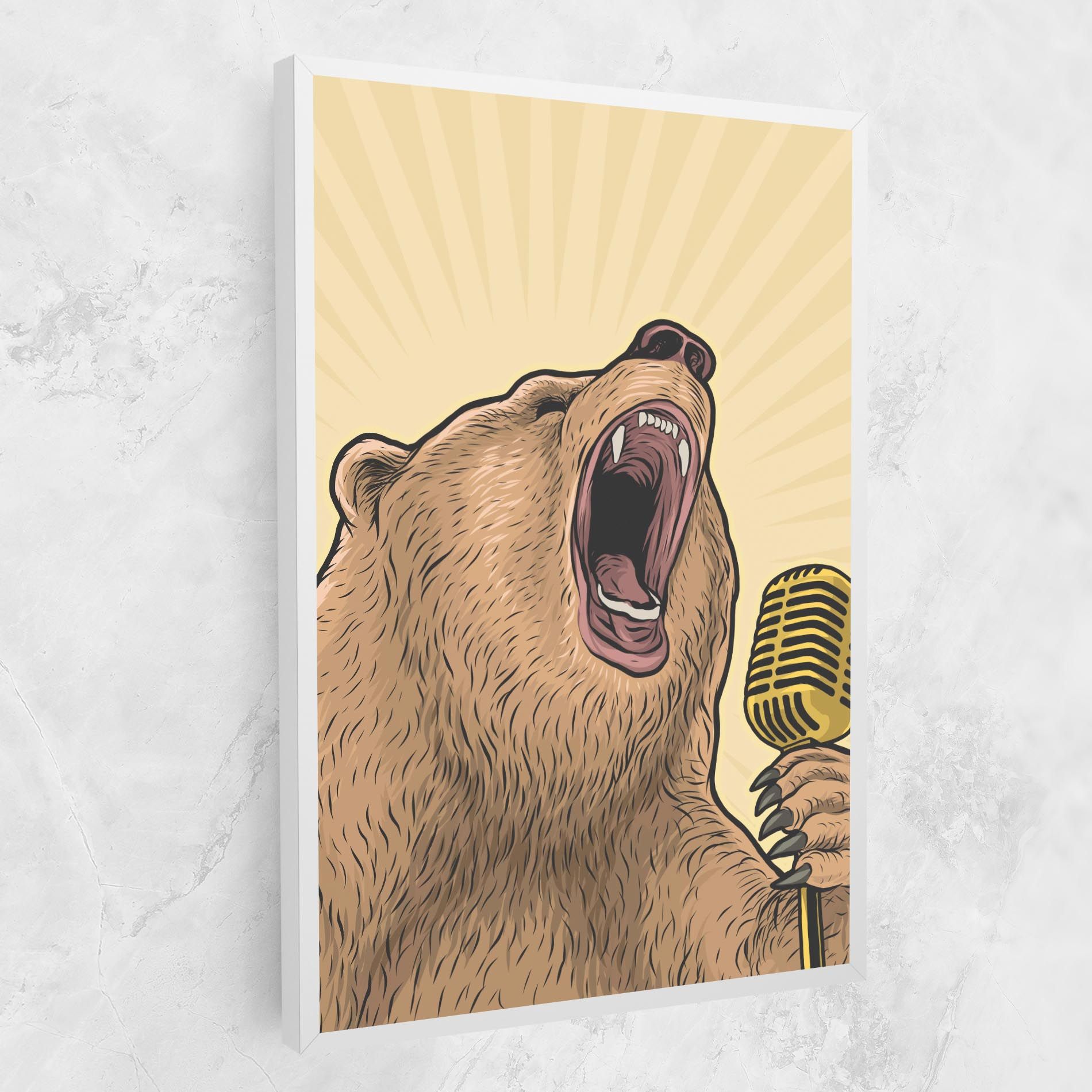 Bear Singing mockup 1