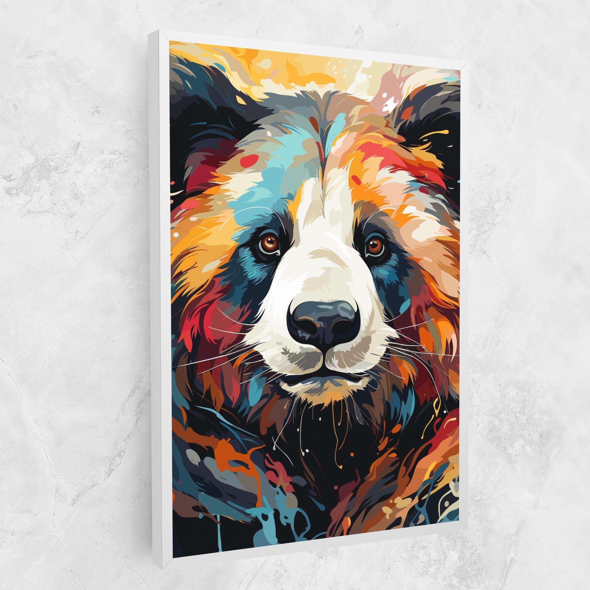 Vászonkép Cream Color Bear mockup 1