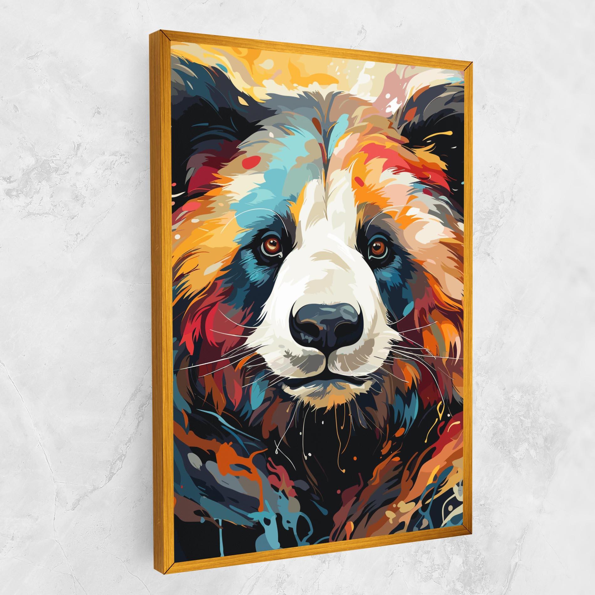 Vászonkép Cream Color Bear mockup 1