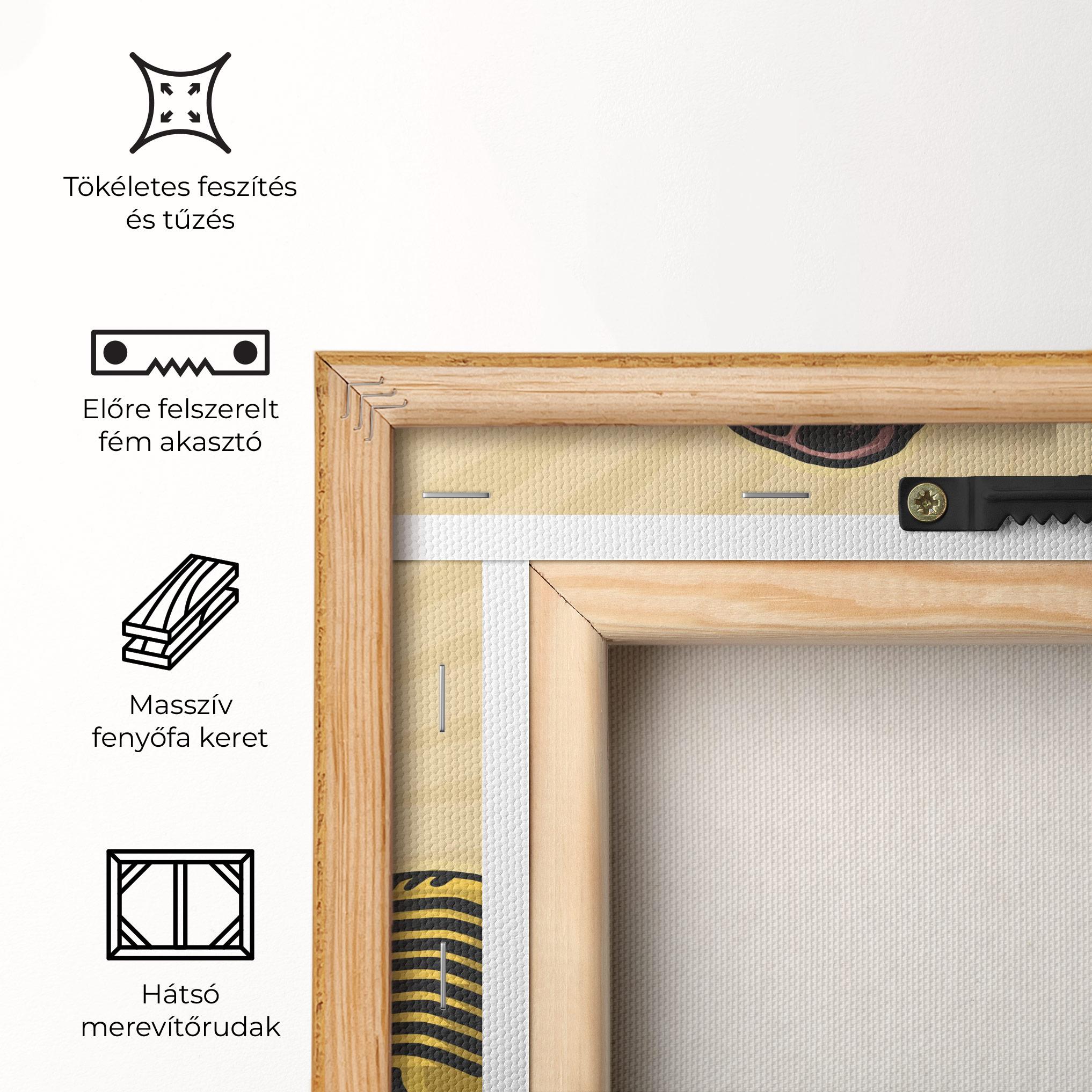 Vászonkép Bear Singing mockup 5