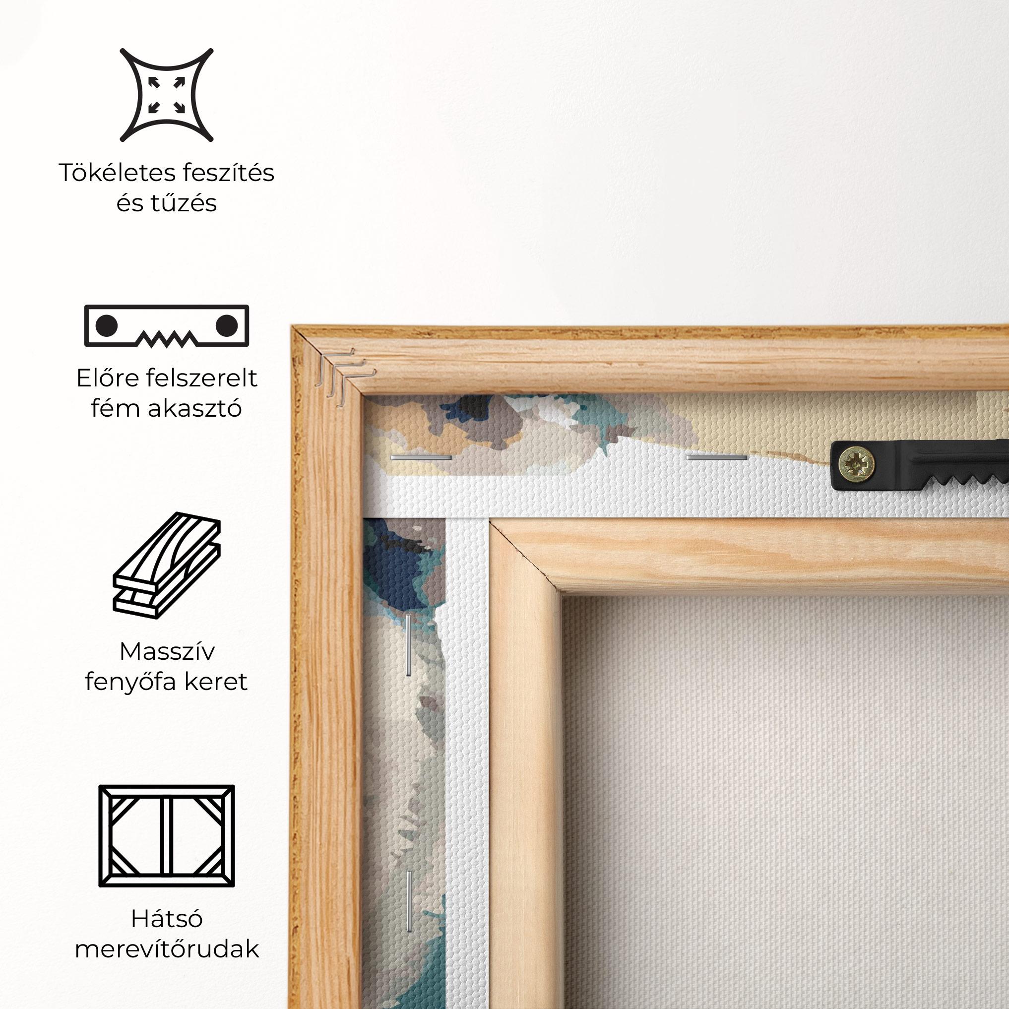 Vászonkép Big Watercolor Bear mockup 5