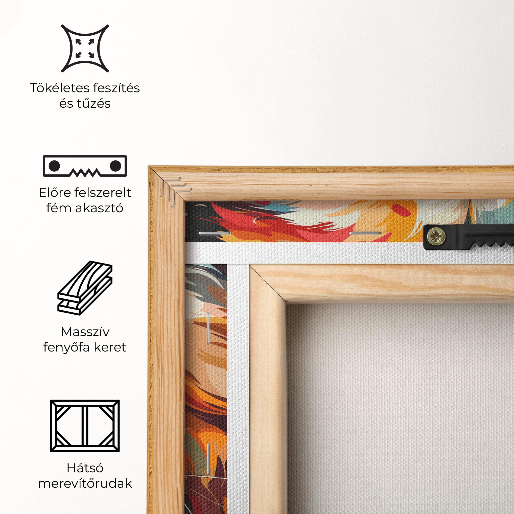 Vászonkép Cream Color Bear mockup 5