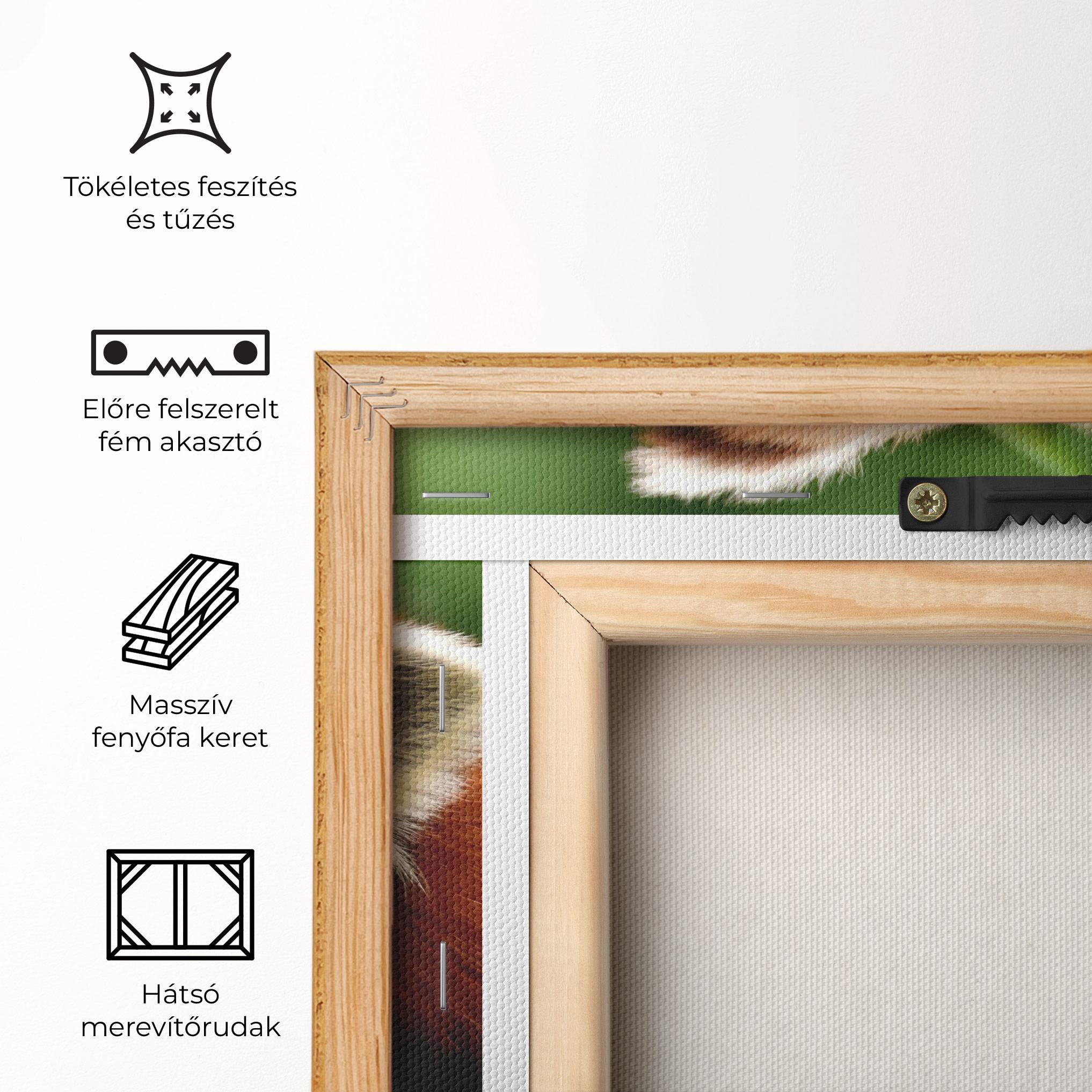 Vászonkép Cute Red Panda mockup 5