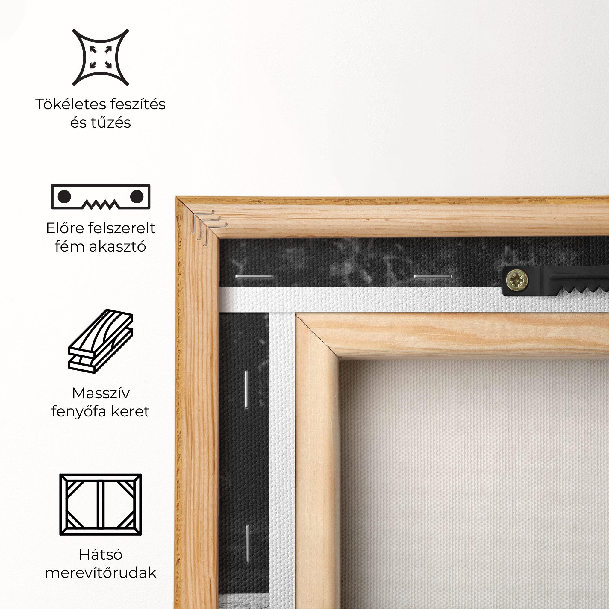 Vászonkép Grey Bear mockup 5