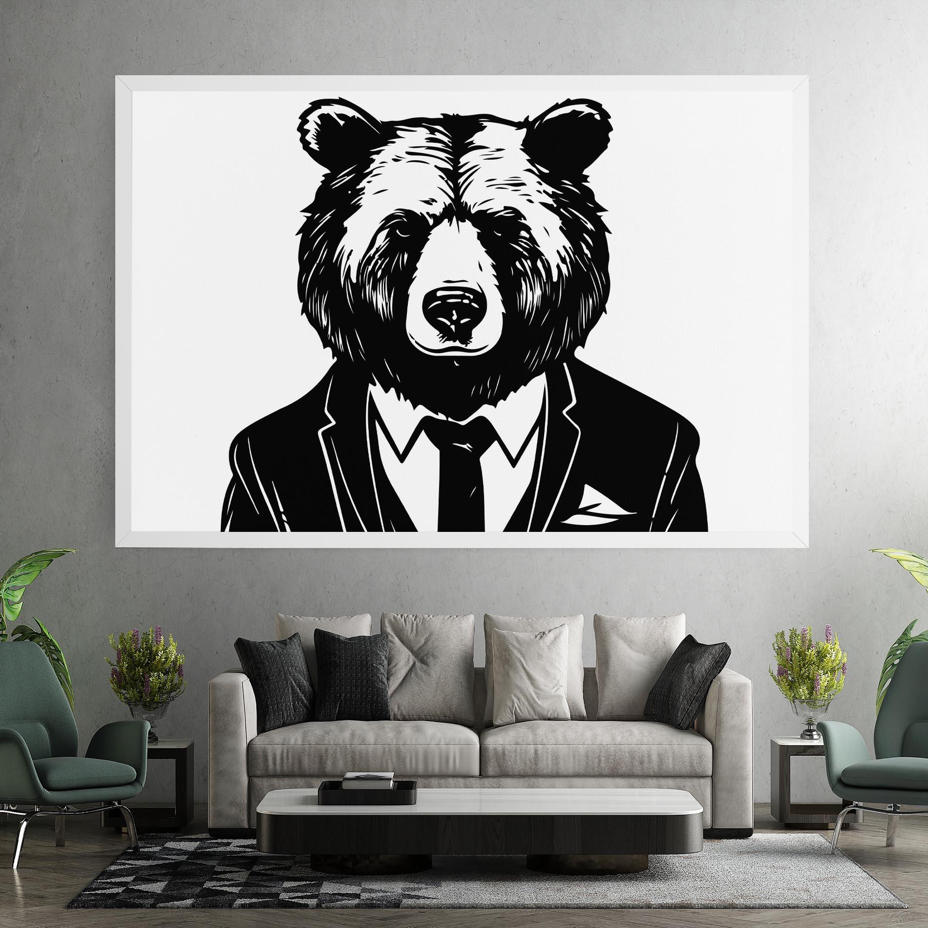 Vászonkép Business Bear mockup 7