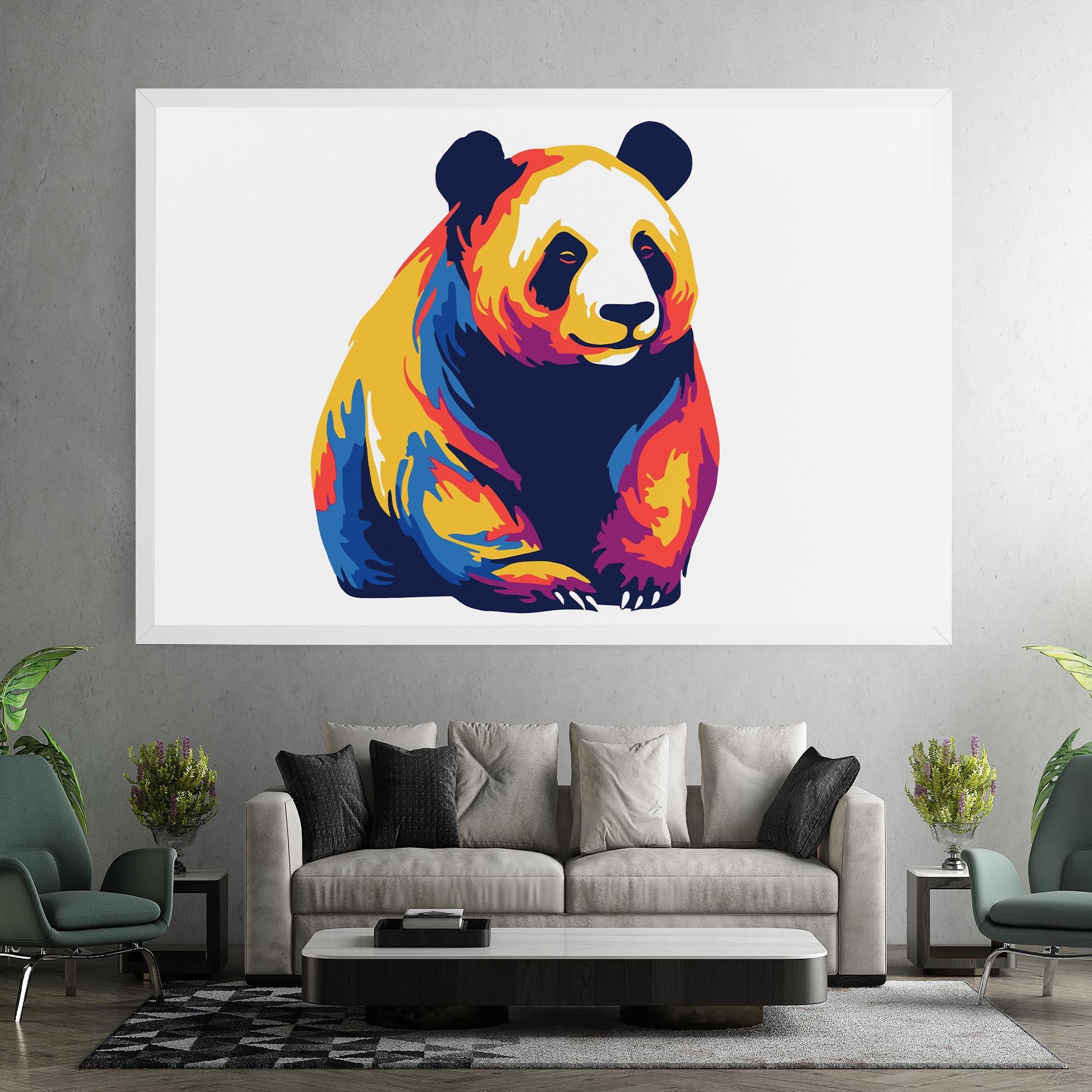 Vászonkép Cute Panda mockup 7