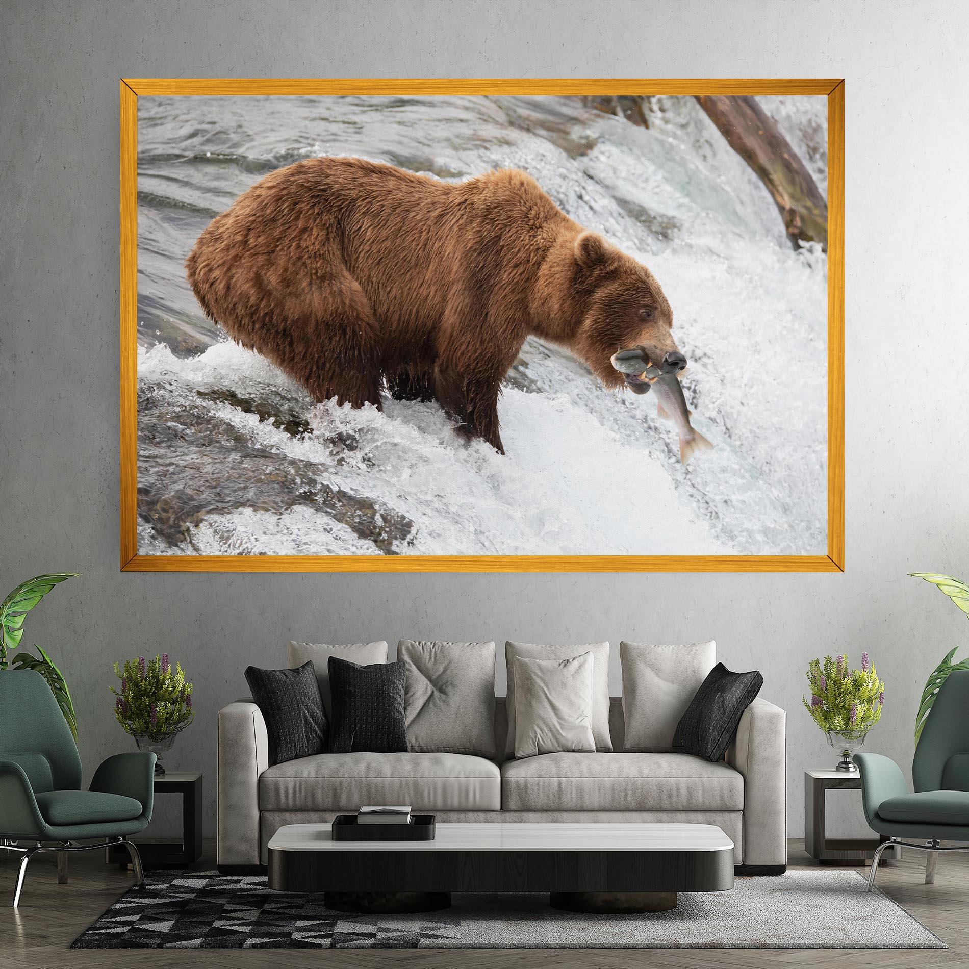 Vászonkép Bear Hunting mockup 7