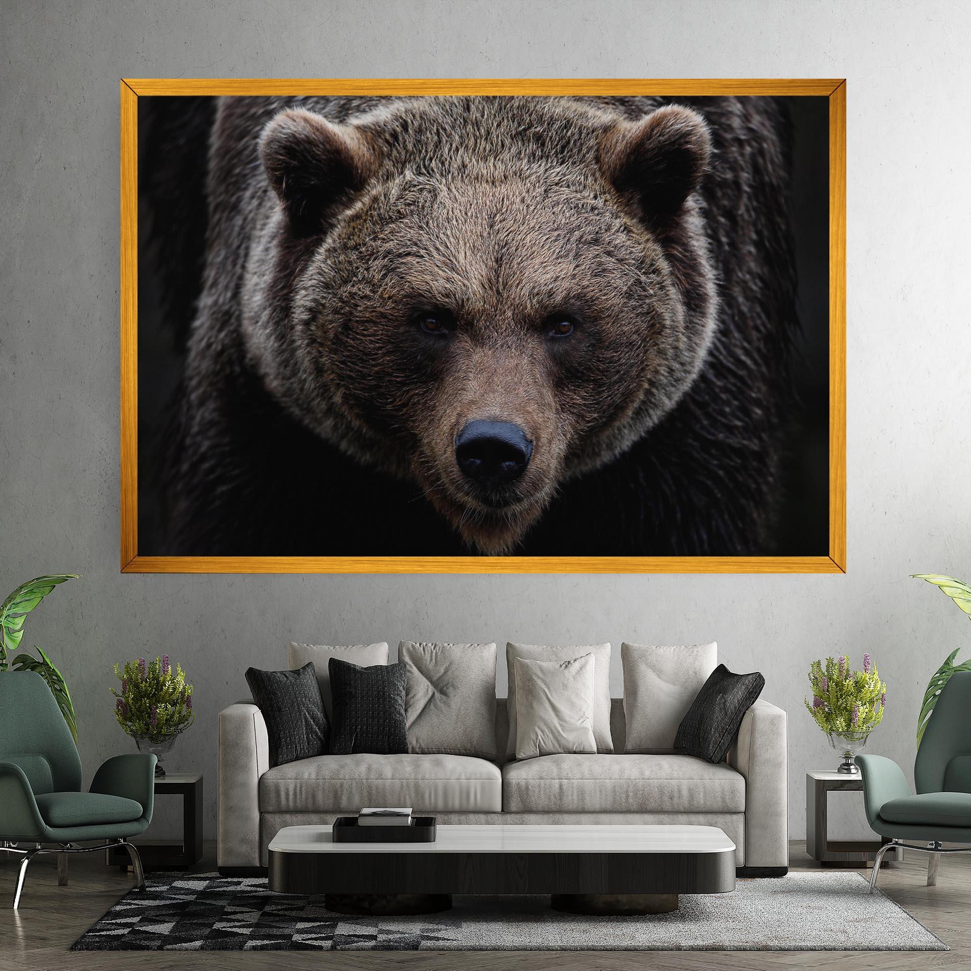 Vászonkép Brown Bear mockup 7