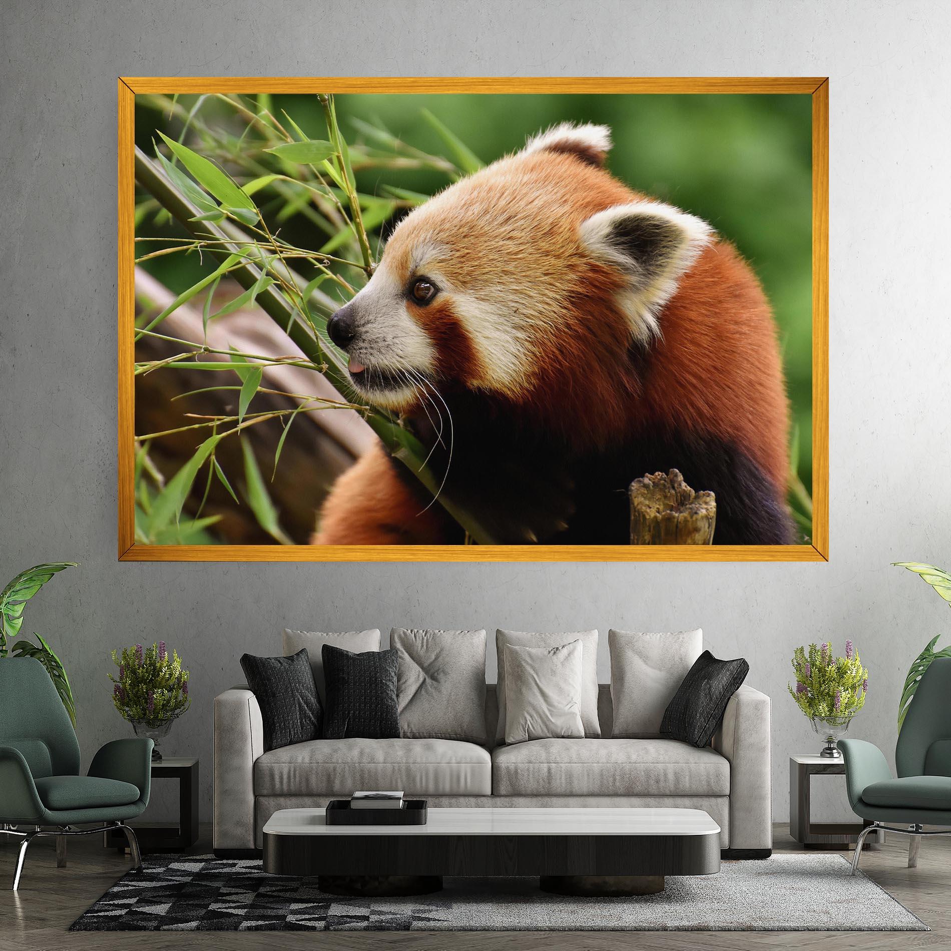 Vászonkép Cute Red Panda mockup 7