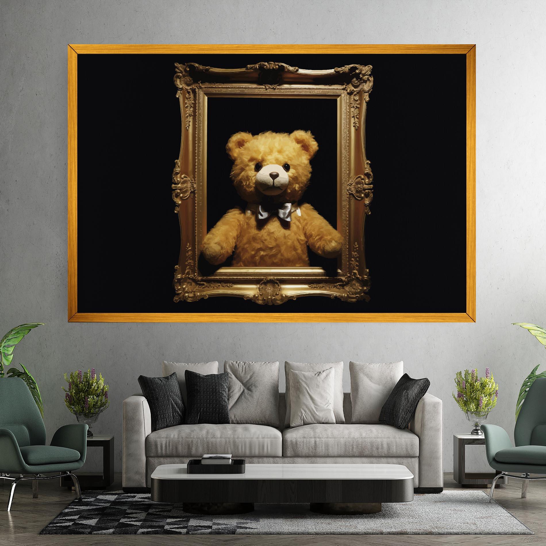 Vászonkép Frame Bear mockup 7