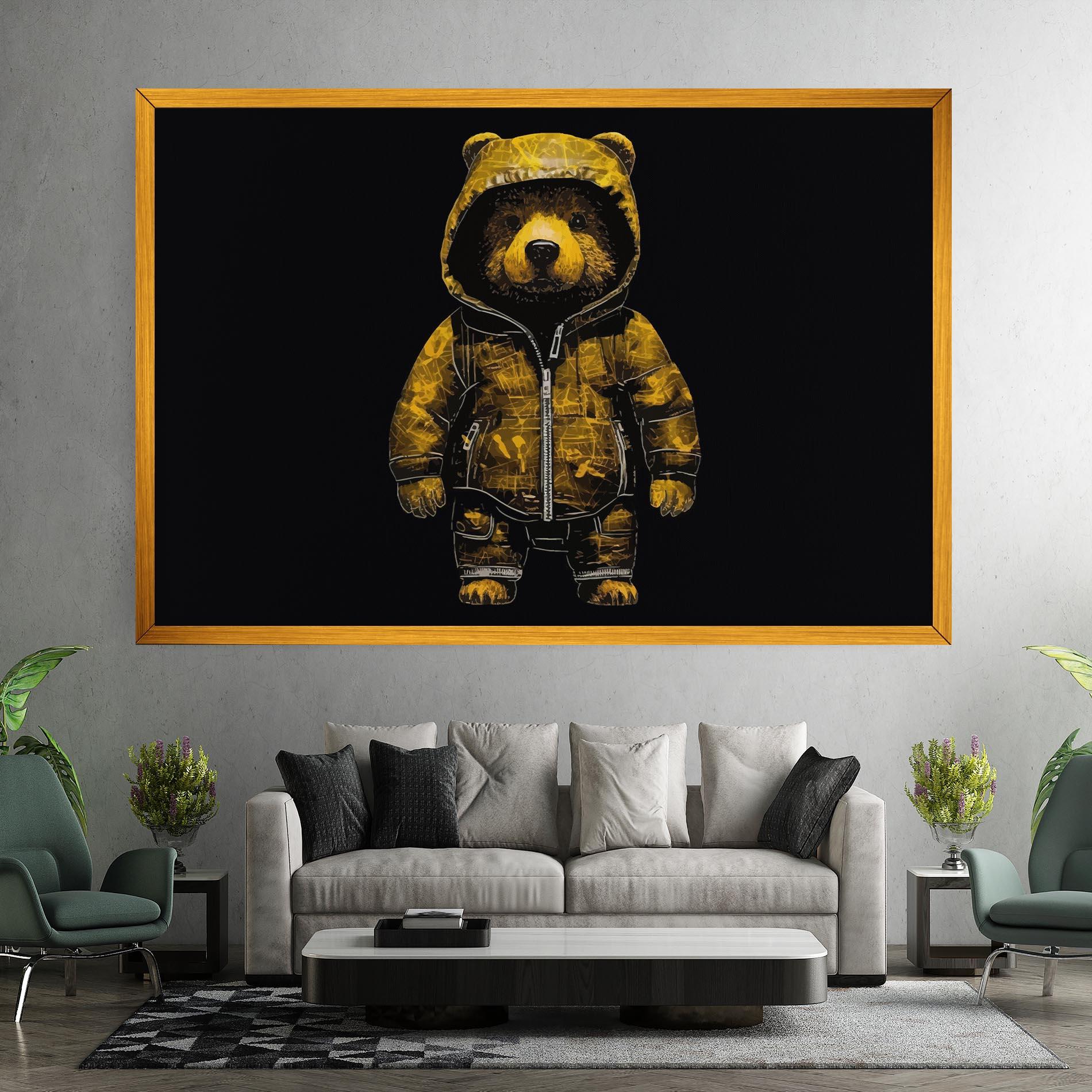 Vászonkép Yellow Bear mockup 7