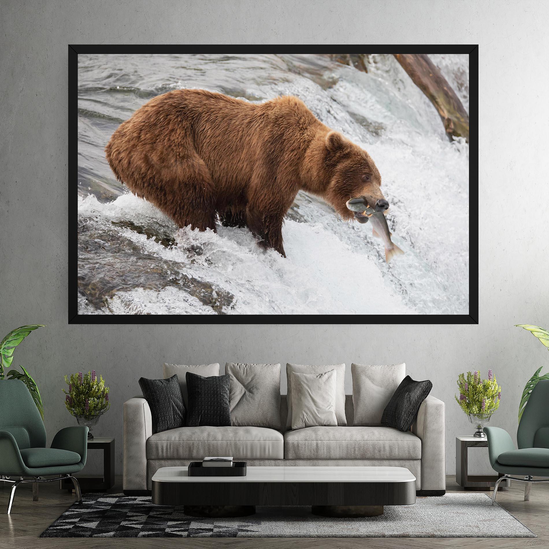 Vászonkép Bear Hunting mockup 7