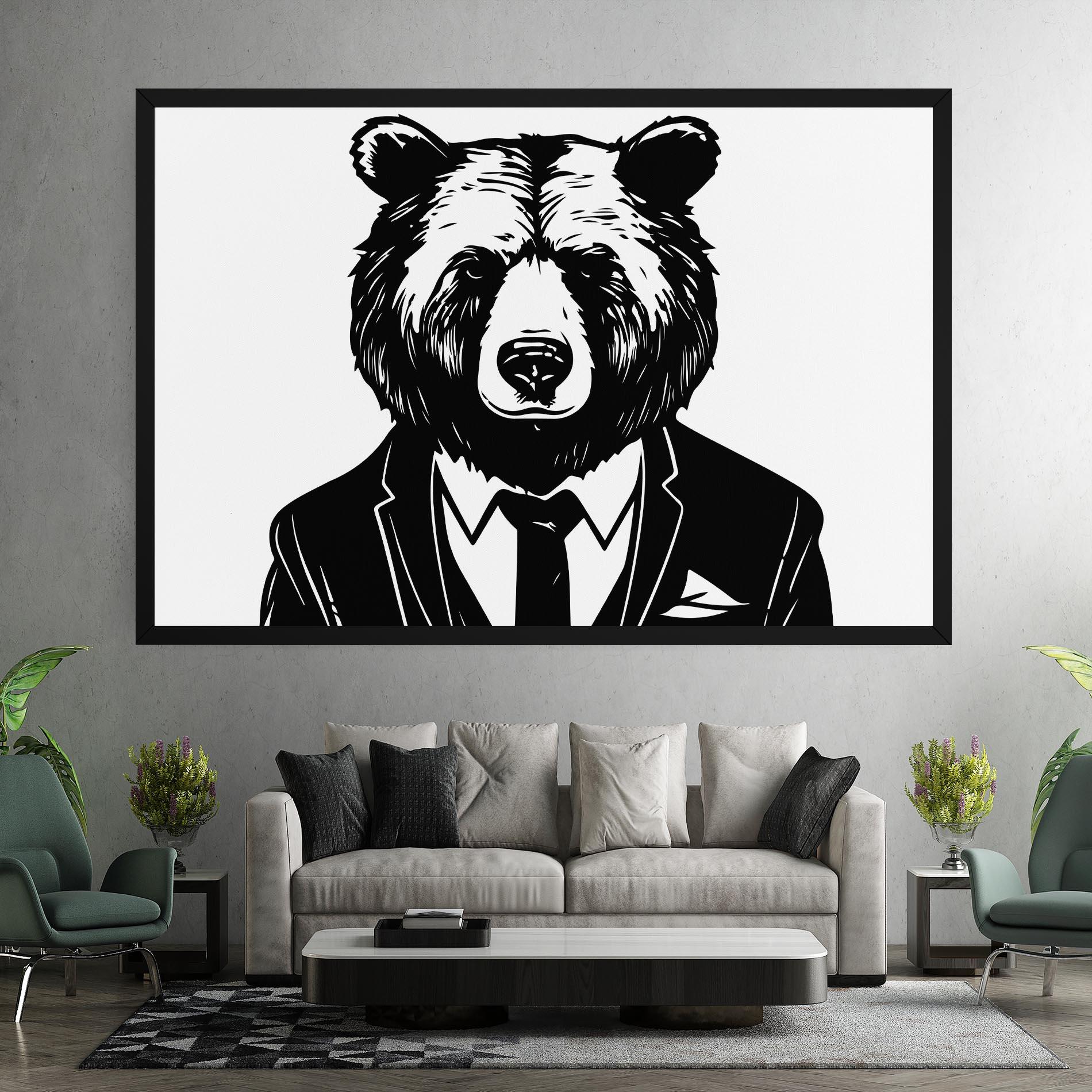 Vászonkép Business Bear mockup 7
