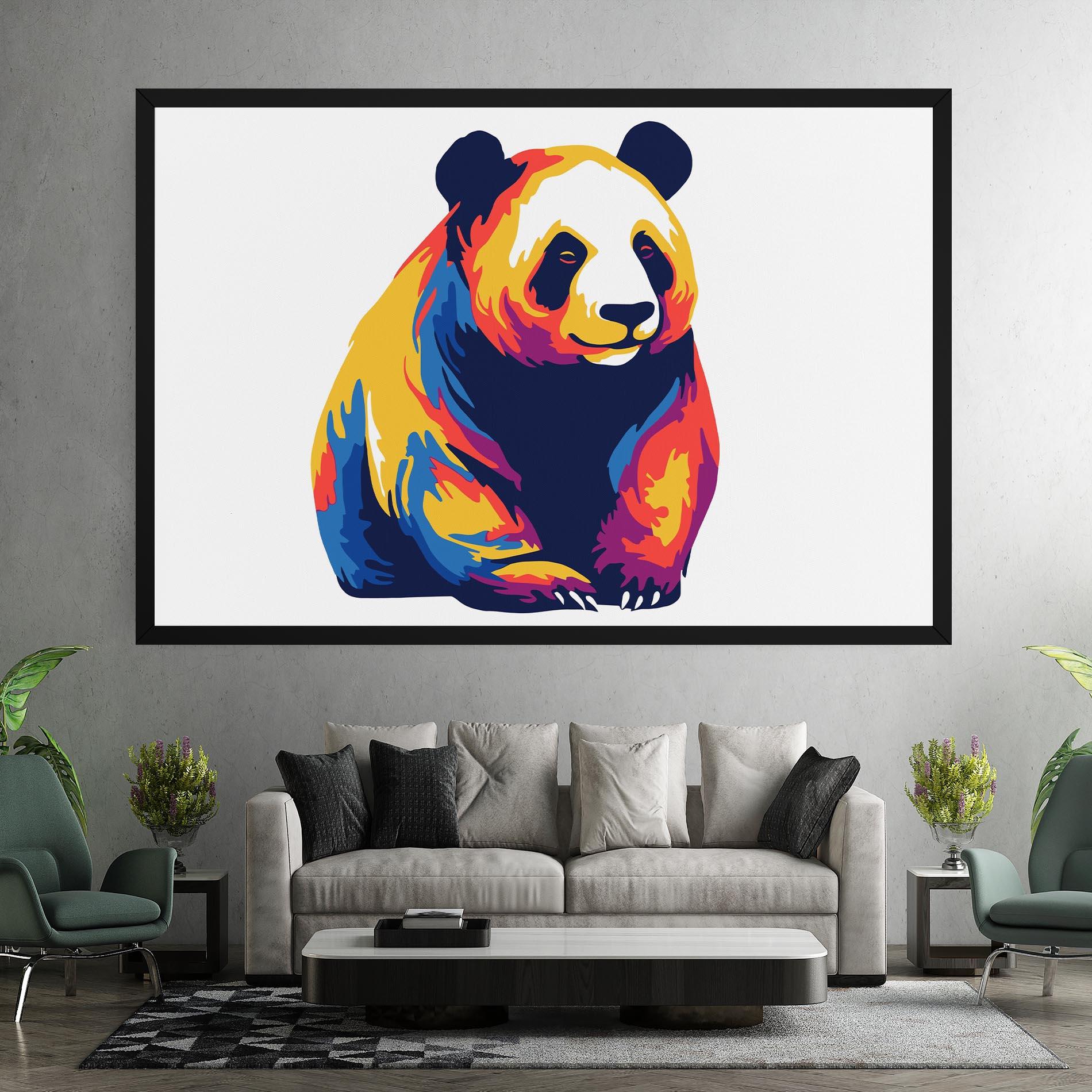 Vászonkép Cute Panda mockup 7