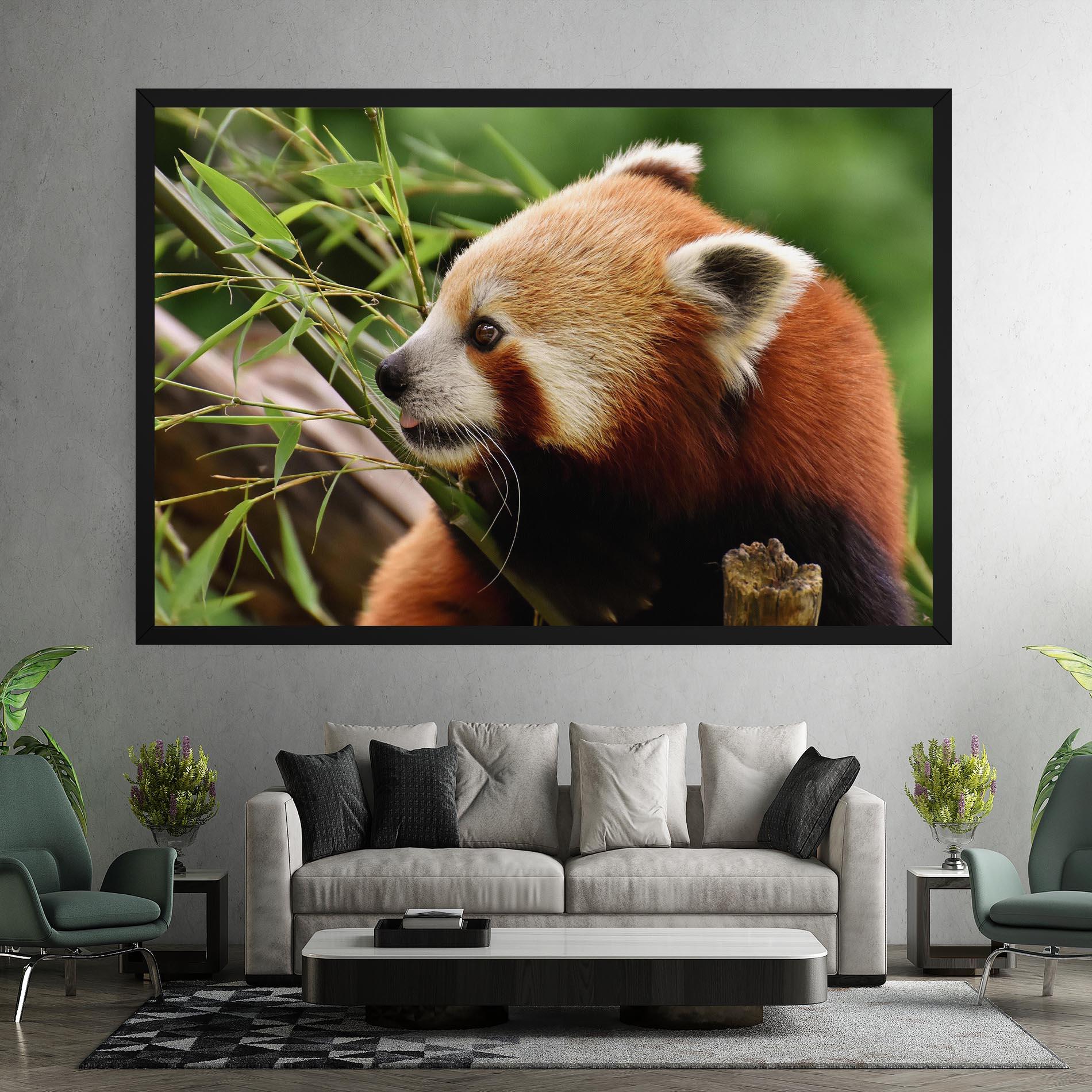 Vászonkép Cute Red Panda mockup 7